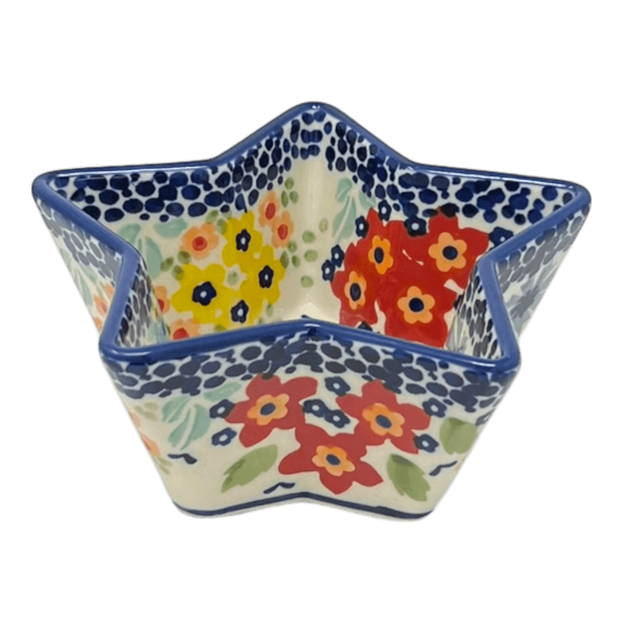 Bowl, Star-Shaped, Small, Manufaktura (M046) in "Brilliant Garden" by Maufaktura | M046S-DPLW