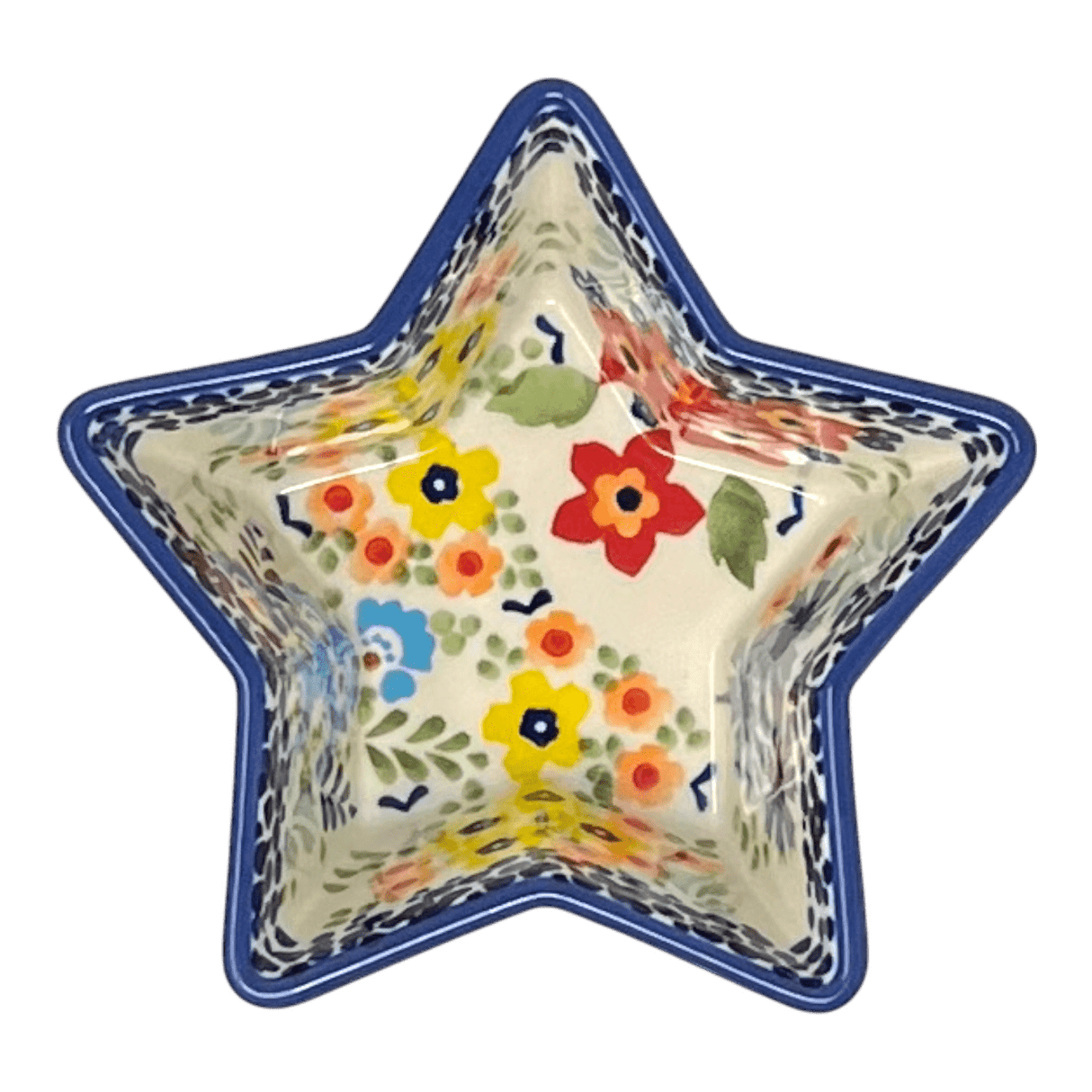 Bowl, Star-Shaped, Small, Manufaktura (M046) in "Brilliant Garden" by Maufaktura | M046S-DPLW