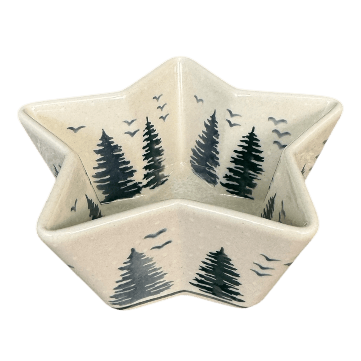 Bowl, Star-Shaped, Small, Manufaktura (M046) in "Pine Forest" by Maufaktura | M046S-PS29
