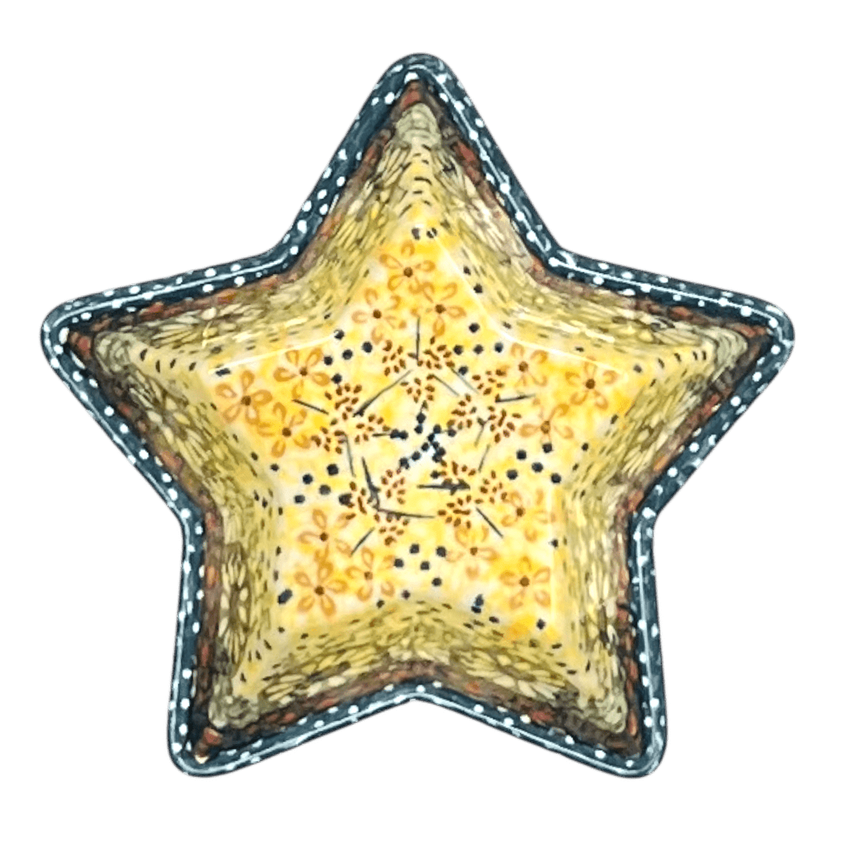 Bowl, Star-Shaped, Small, Manufaktura (M046) in "Sunshine Grotto" by Maufaktura | M046S-WK52