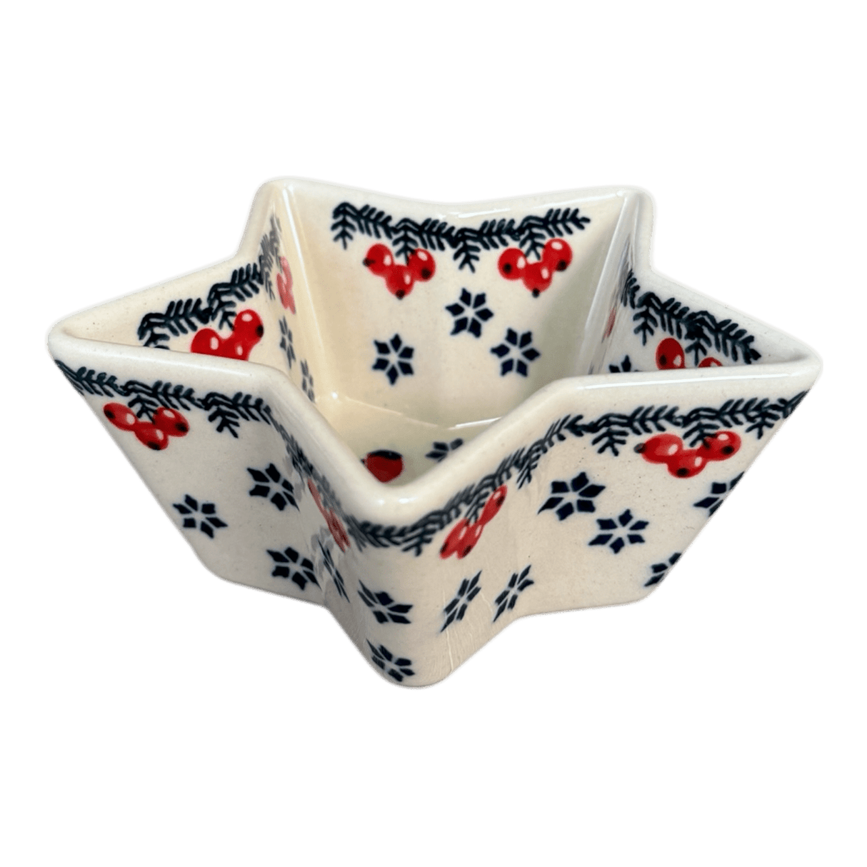 Bowl, Star-Shaped, Small, Manufaktura (M046) in "Red Bird" by Maufaktura | M046T-GILE