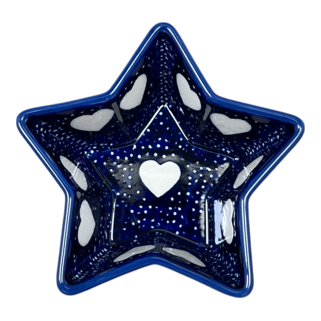 Bowl, Star-Shaped, Small, Manufaktura (M046) in "Sea of Hearts" by Maufaktura | M046T-SEA