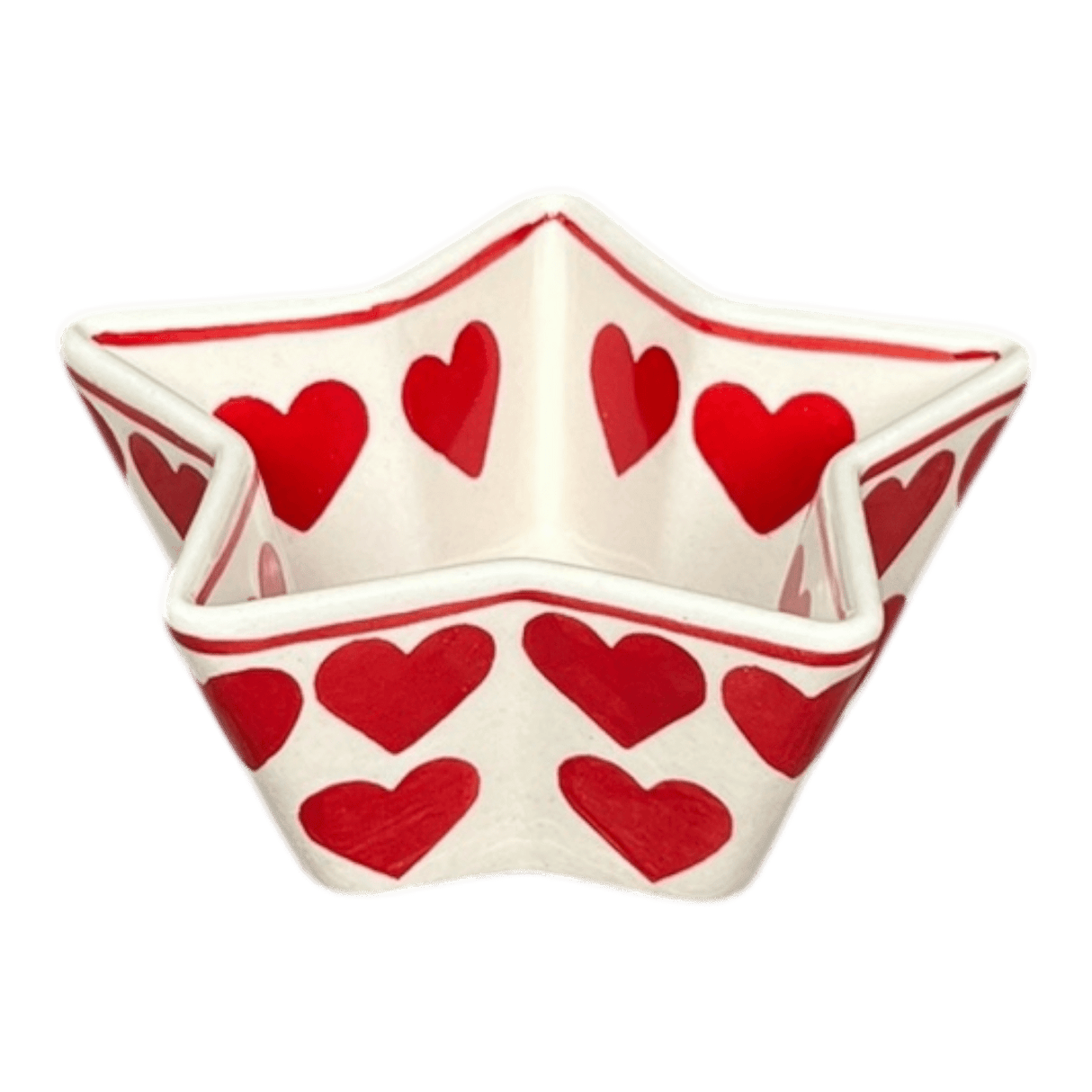 Bowl, Star-Shaped, Small, Manufaktura (M046) in "Whole Hearted Red" by Maufaktura | M046T-SEDC
