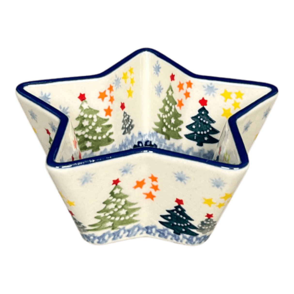 Bowl, Star-Shaped, Small, Manufaktura (M046) in "Festive Forest" by Maufaktura | M046U-INS6