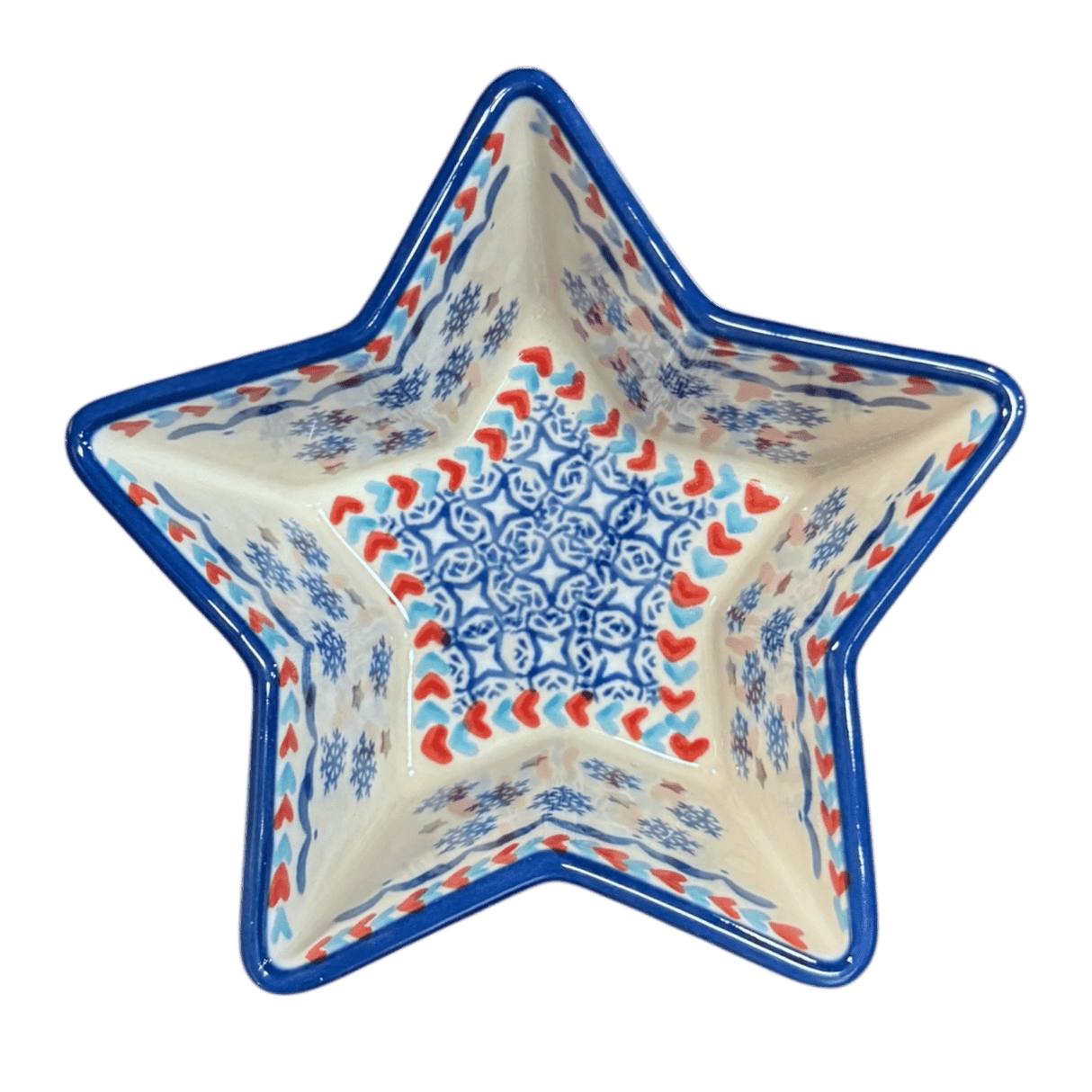 Bowl, Star-Shaped, Small, Manufaktura (M046) in "Snowflake Love" by Maufaktura | M046U-PS01