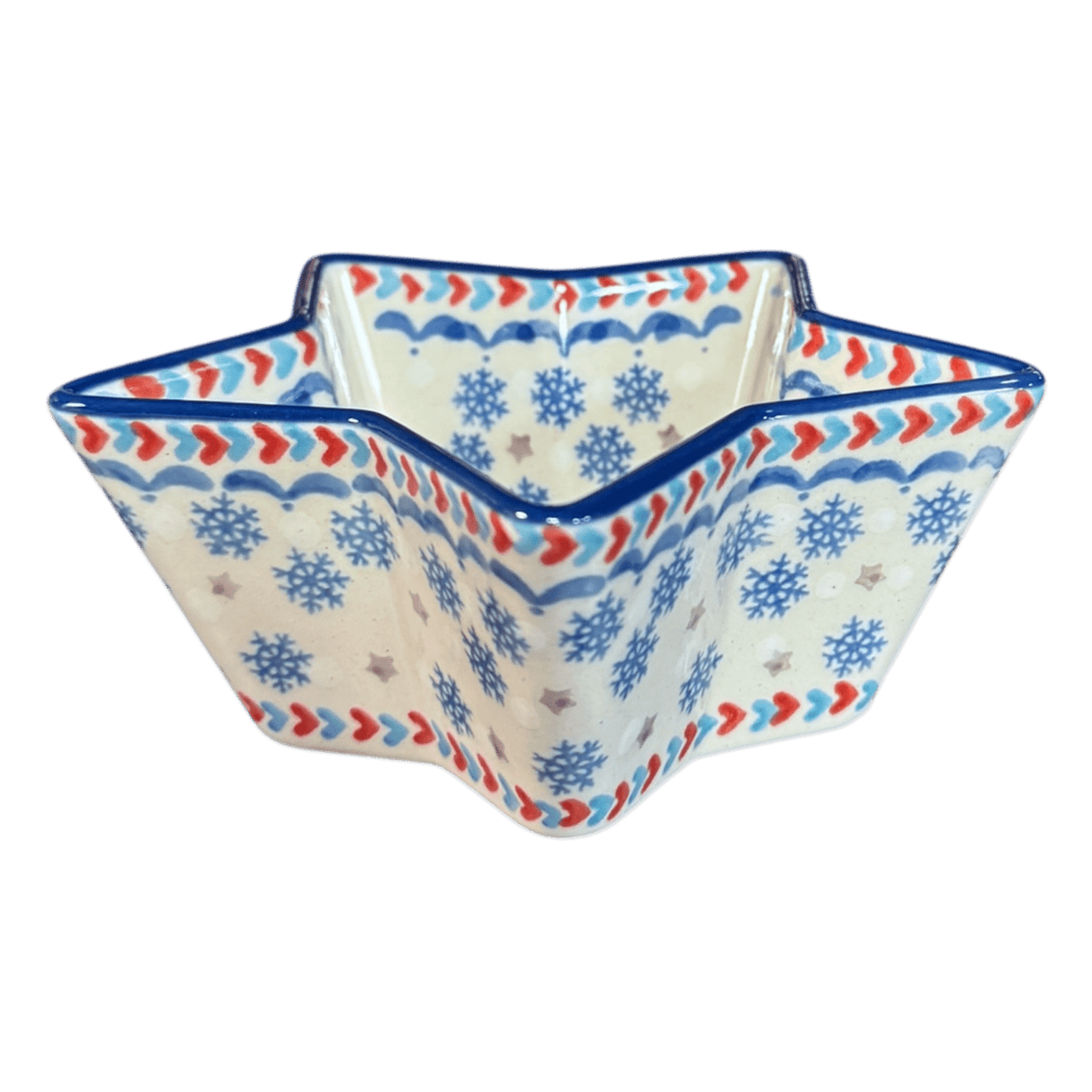 Bowl, Star-Shaped, Small, Manufaktura (M046) in "Snowflake Love" by Maufaktura | M046U-PS01