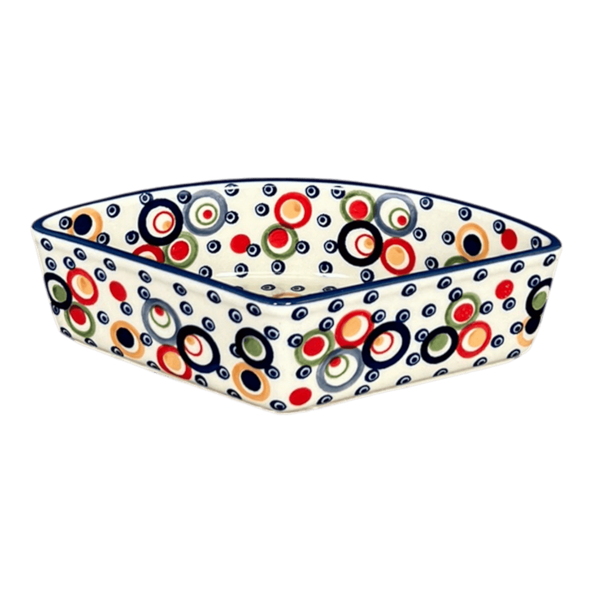 Bowl, Wedge-Shaped, 5" x 8.5" in "Bubble Machine" by Manufaktura | M048M-AS38