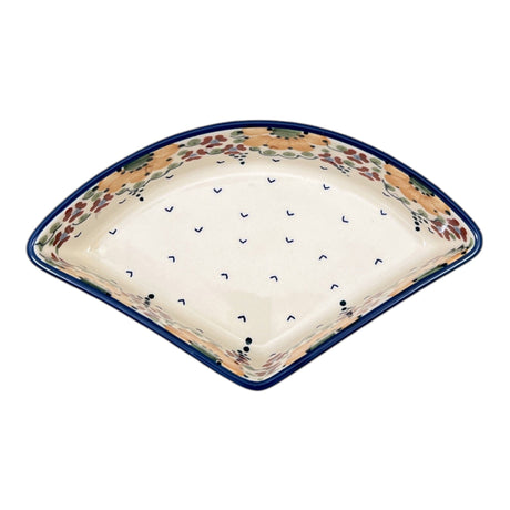 Bowl, Wedge-Shaped, 5" x 8.5" in "Autumn Harvest" by Manufaktura | M048S-LB