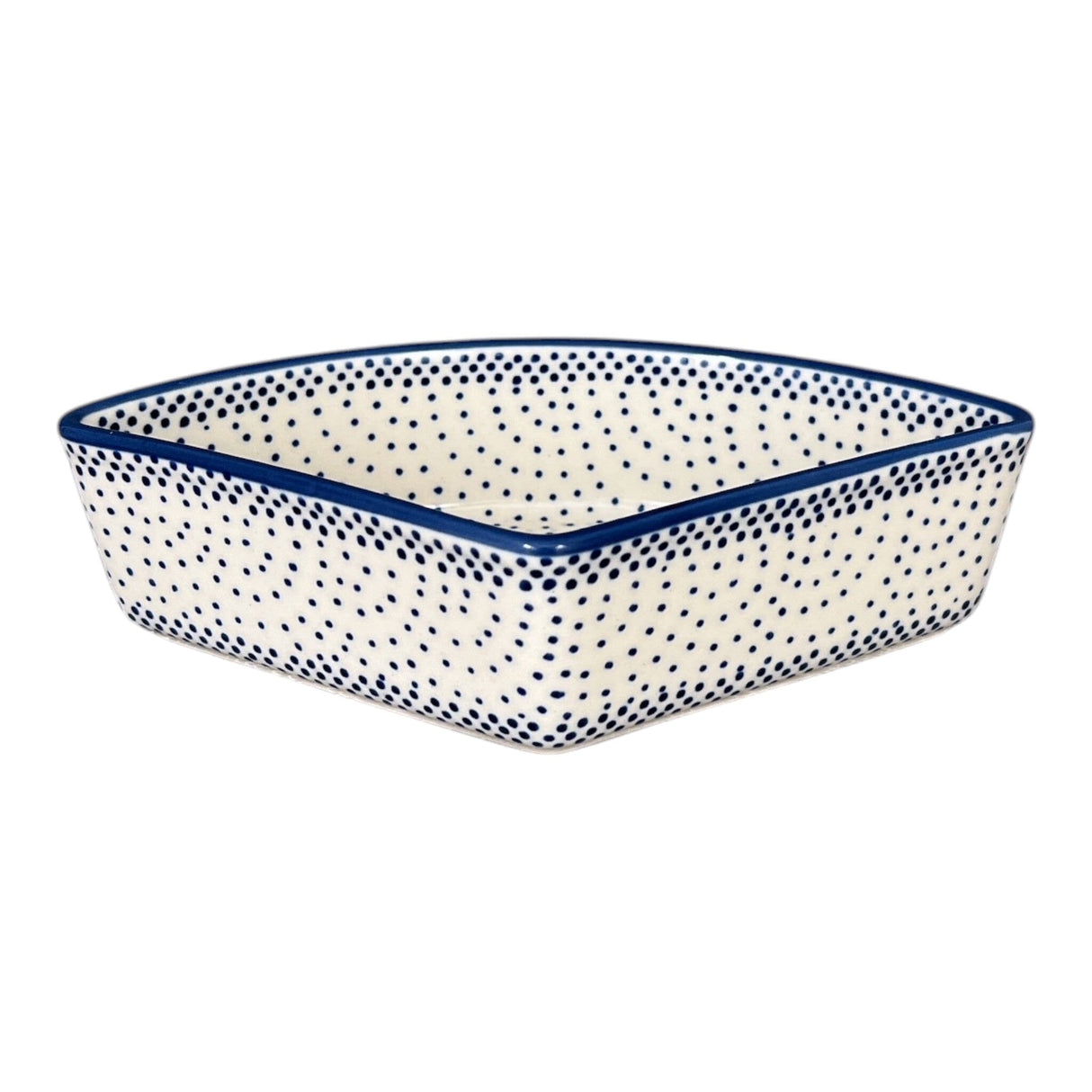 Bowl, Wedge-Shaped, 5" x 8.5" in "Misty Blue" by Manufaktura | M048U-61A