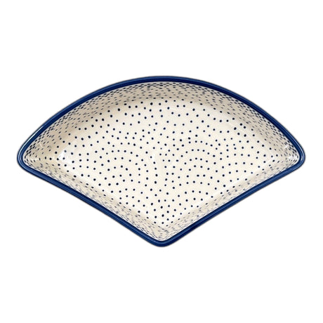 Bowl, Wedge-Shaped, 5" x 8.5" in "Misty Blue" by Manufaktura | M048U-61A
