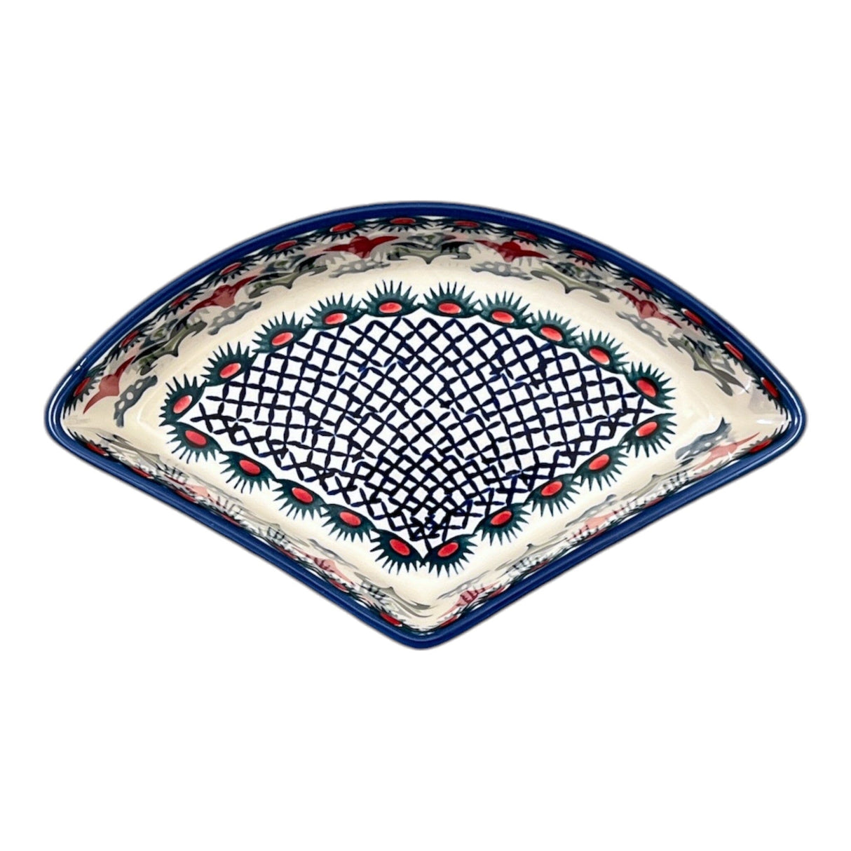 Bowl, Wedge-Shaped, 5" x 8.5" in "Scandinavian Scarlet" by Manufaktura | M048U-P295