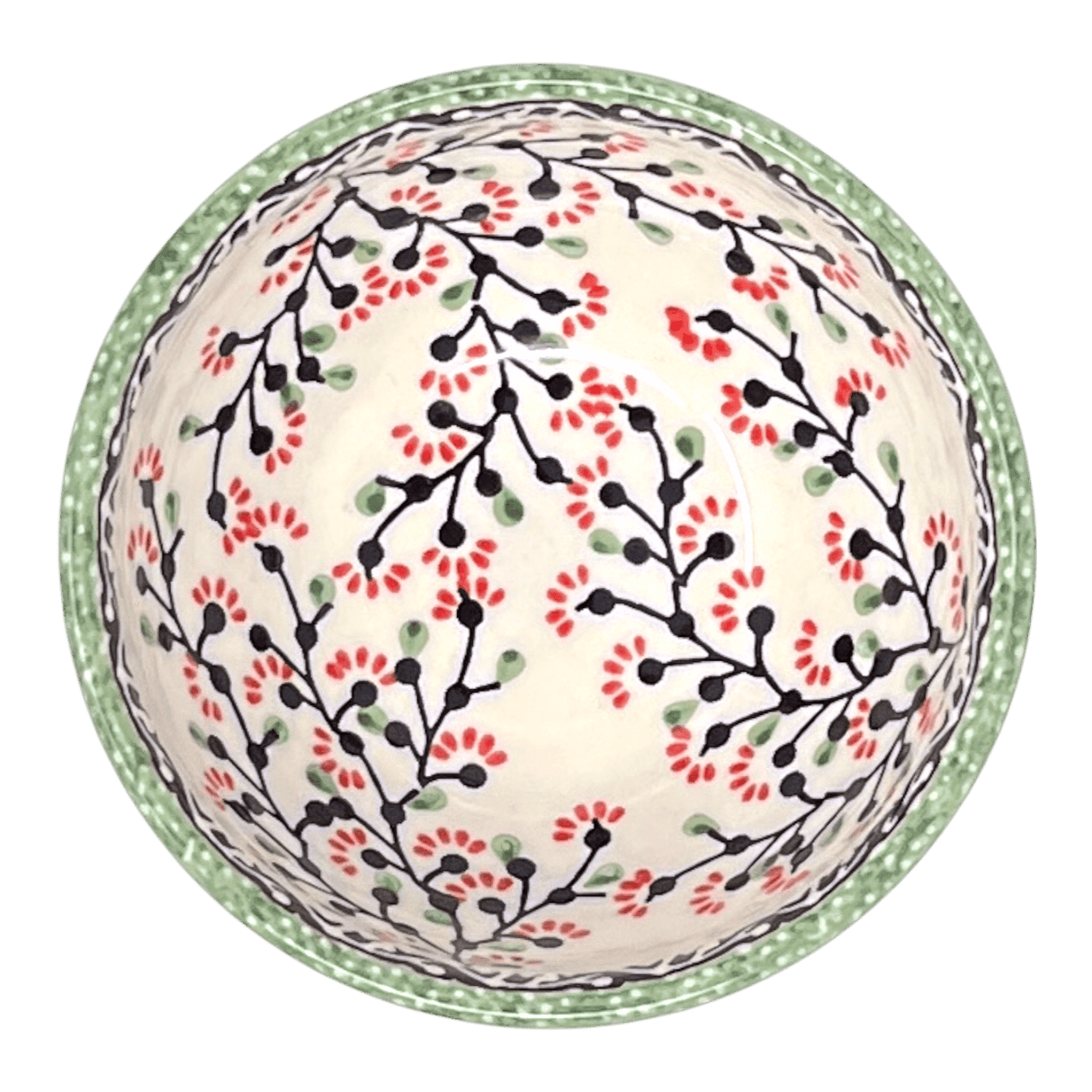 Bowl, Round, Tapered, 5.25" in "Cherry Blossoms" by Manufaktura | M052S-DPGJ
