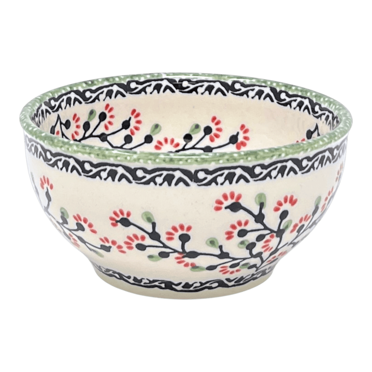 Bowl, Round, Tapered, 5.25" in "Cherry Blossoms" by Manufaktura | M052S-DPGJ