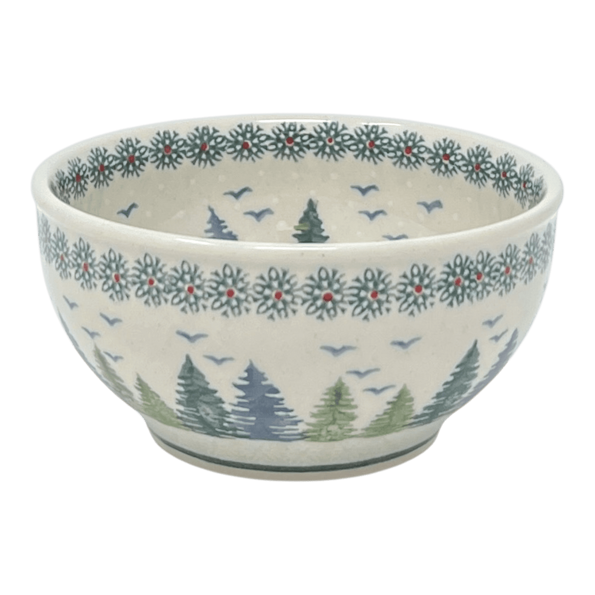 Bowl, Round, Tapered, 5.25" in "Pine Forest" by Manufaktura | M052S-PS29