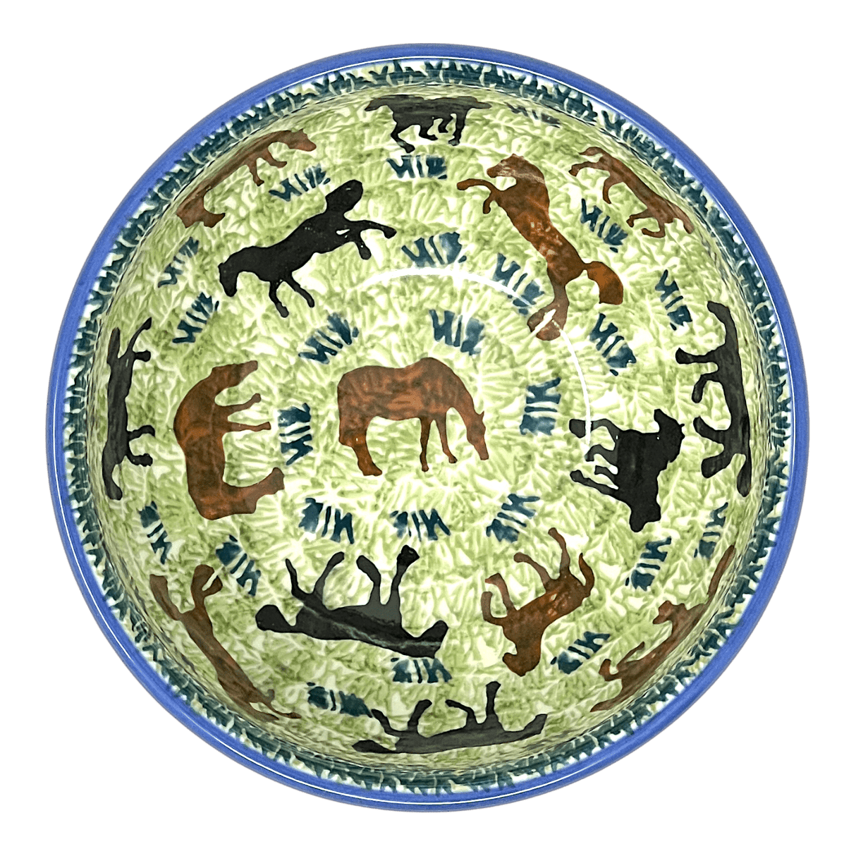 Bowl, Round, Tapered, 5.25" in "On the Range" by Manufaktura | M052U-INK2