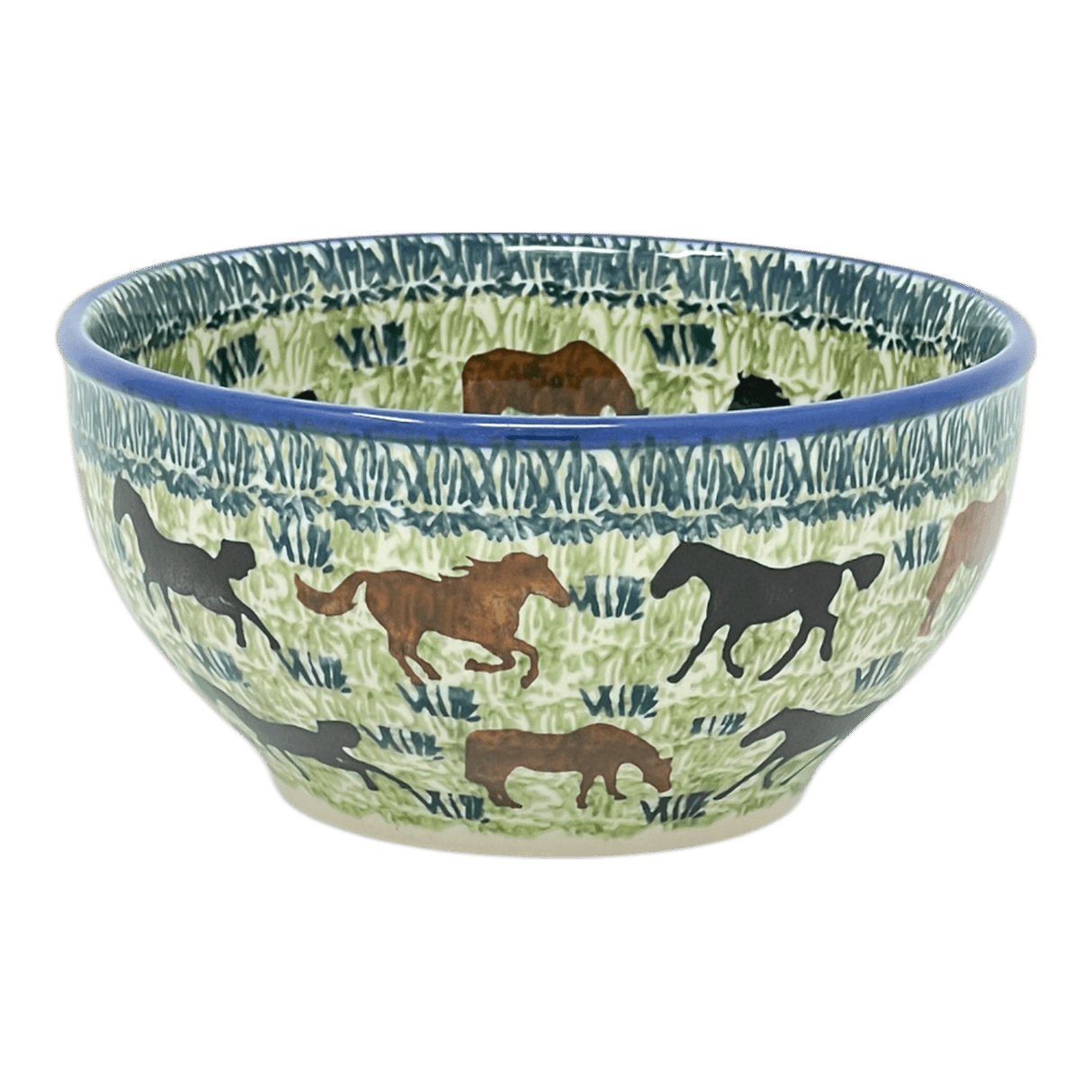 Bowl, Round, Tapered, 5.25" in "On the Range" by Manufaktura | M052U-INK2