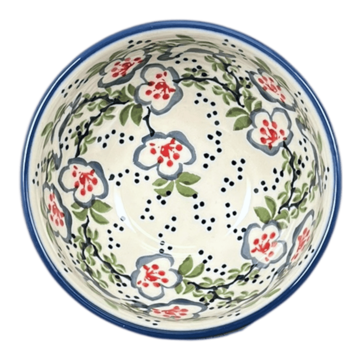 Bowl, Round, Tapered, 5.25" in "Flowers & Lace" by Manufaktura | M052U-P372