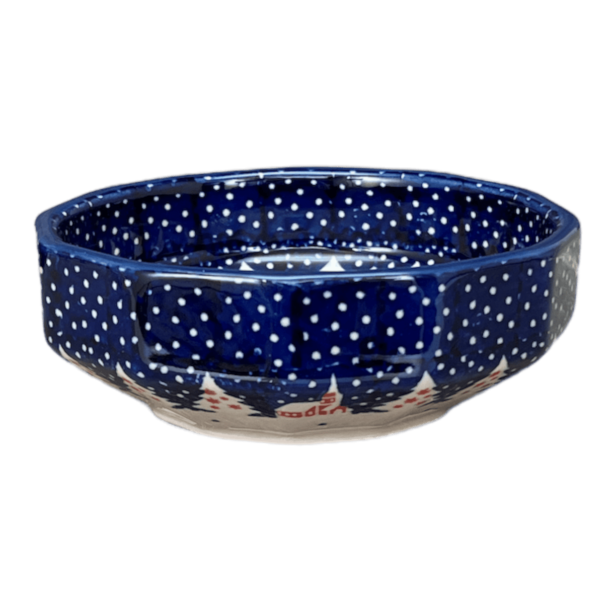 Bowl, Multiangular, 5" in "Christmas Chapel" by Manufaktura | M058T-CHDK