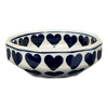 Polish Pottery Multangular Bowl (Whole Hearted) | M058T-SEDU at PolishPotteryOutlet.com