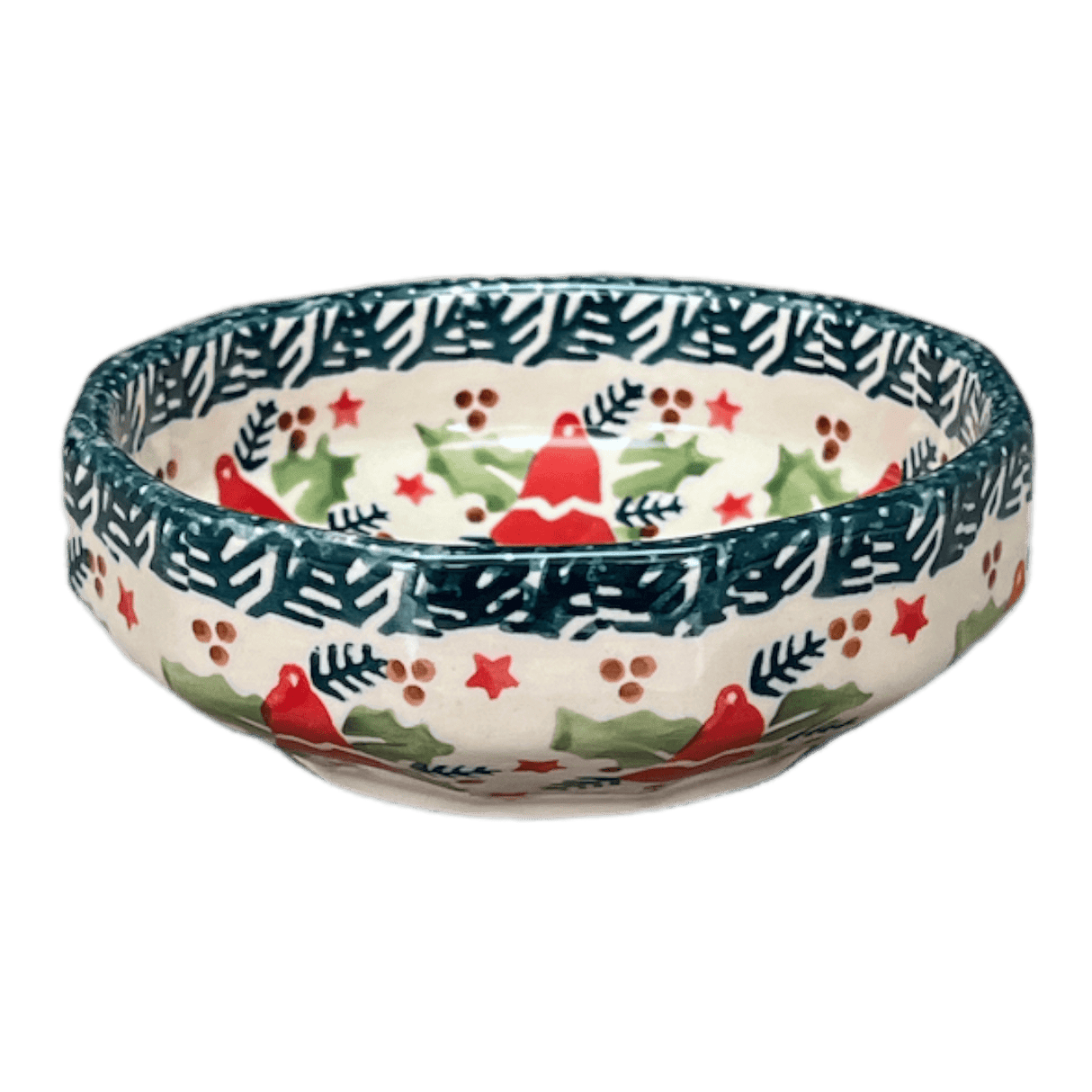 Bowl, Multiangular, 5" in "Evergreen Bells" by Manufaktura | M058U-PZDG