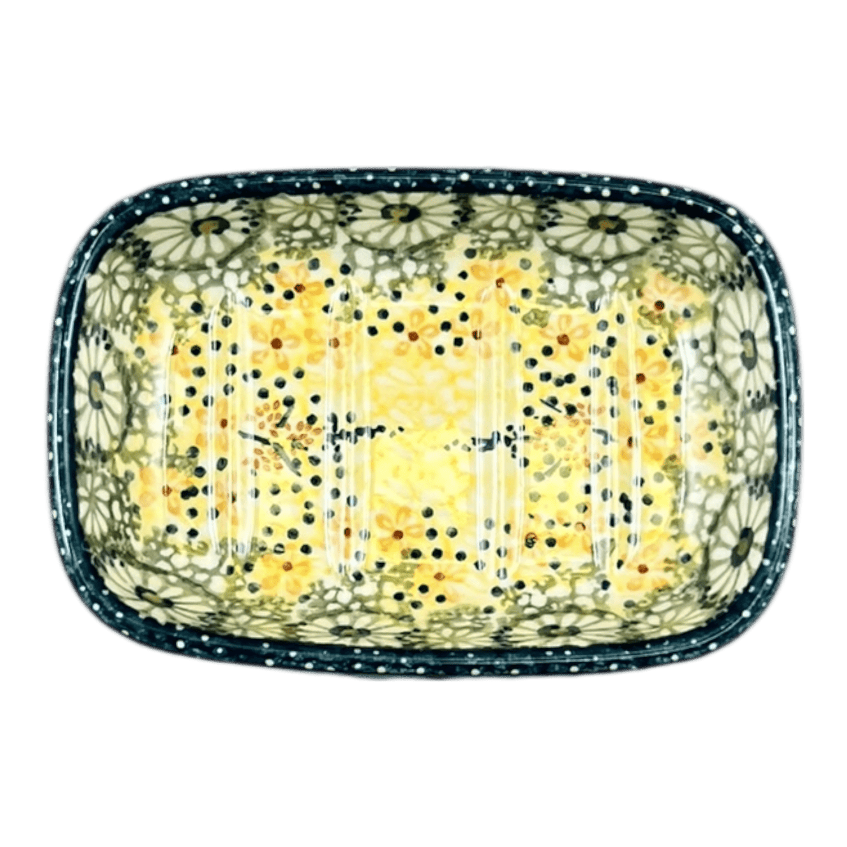 Soap Dish, Rectangular, 5" x 3.25" in "Sunshine Grotto" by Manufaktura | M063S-WK52