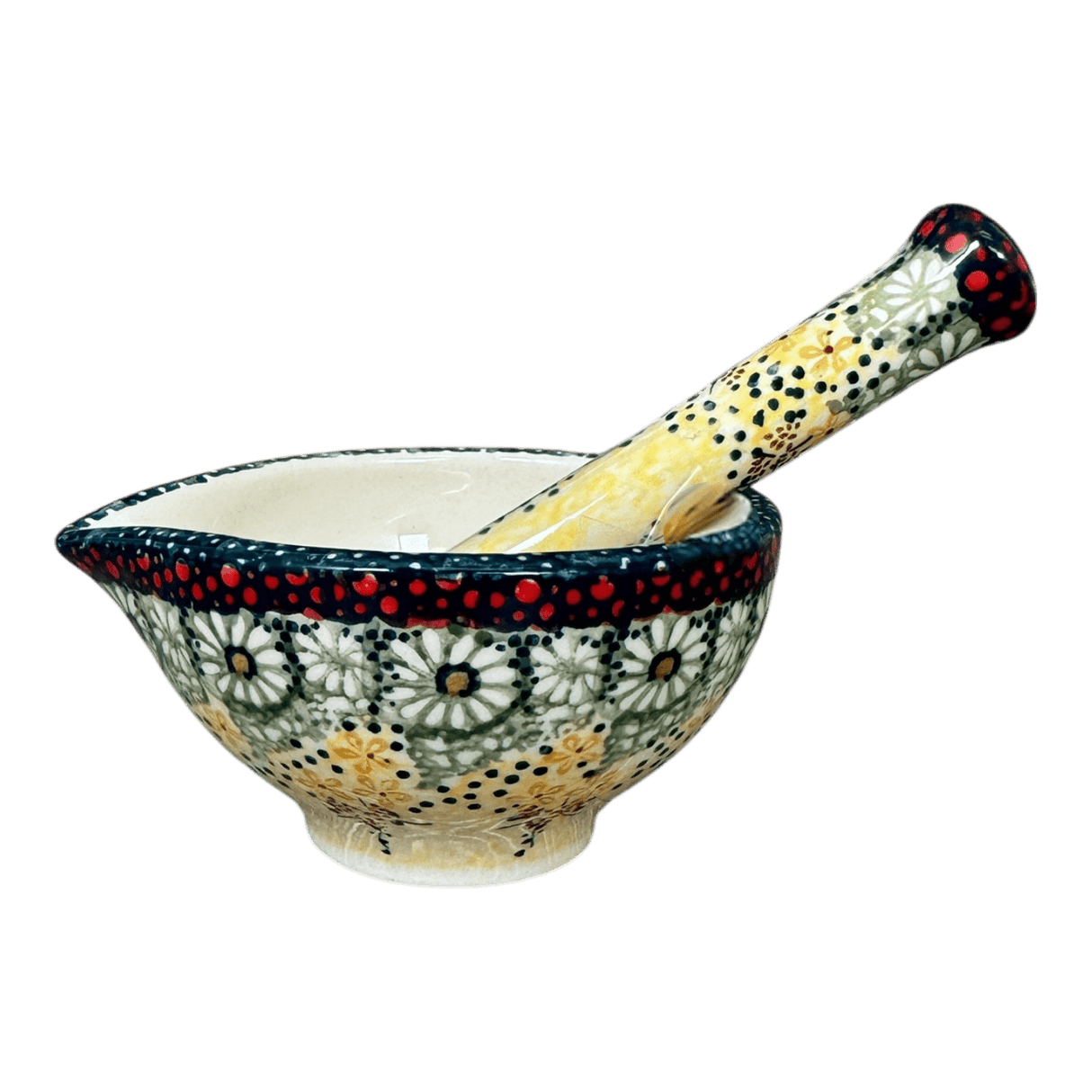 Mortar & Pestle Set in "Sunshine Grotto" by Manufaktura | M0689S-WK52