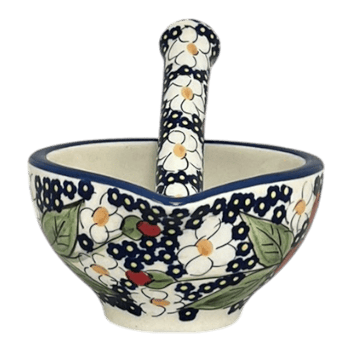 Bowl, Mortar, 4.5" x 5" in "Poppies & Posies" by Manufaktura | M068S-IM02