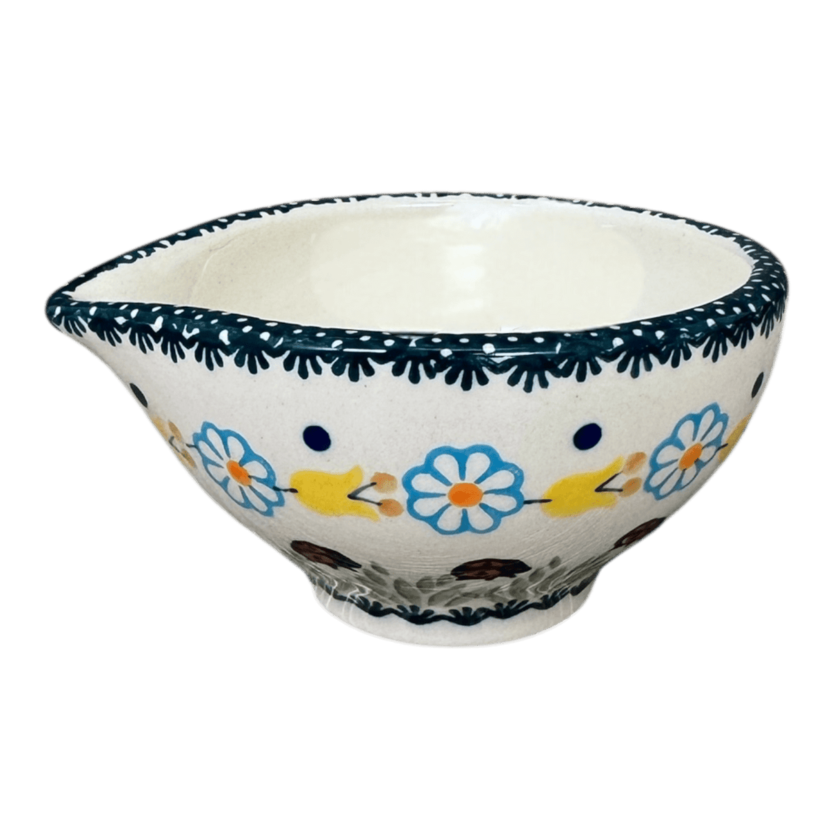 Bowl, Mortar, 4.5" x 5" in "Lady Bugs" by Manufaktura | M068T-IF45