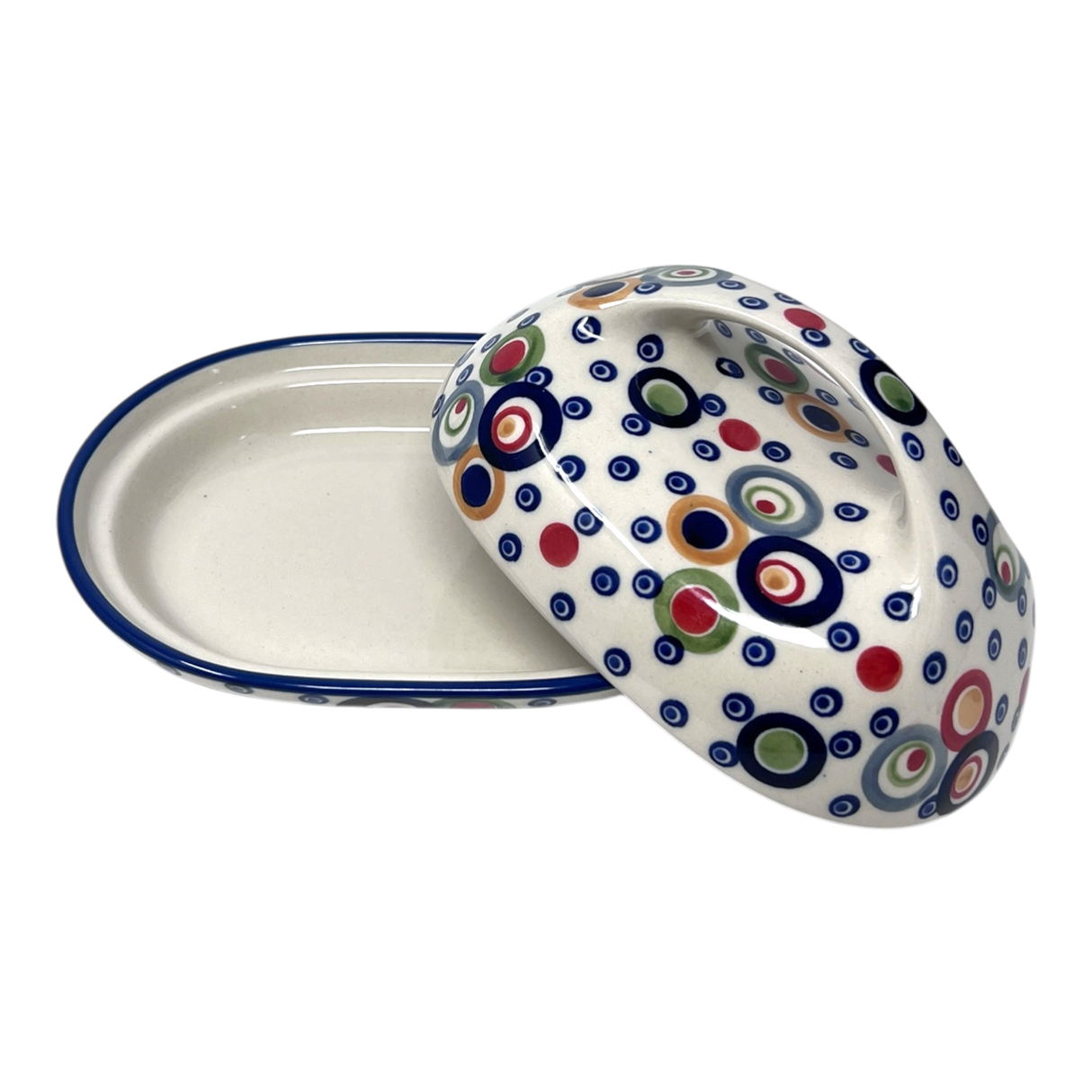 Butter Dish, Fancy, 5" x 7" in "Bubble Machine" by Manufaktura | M077M-AS38