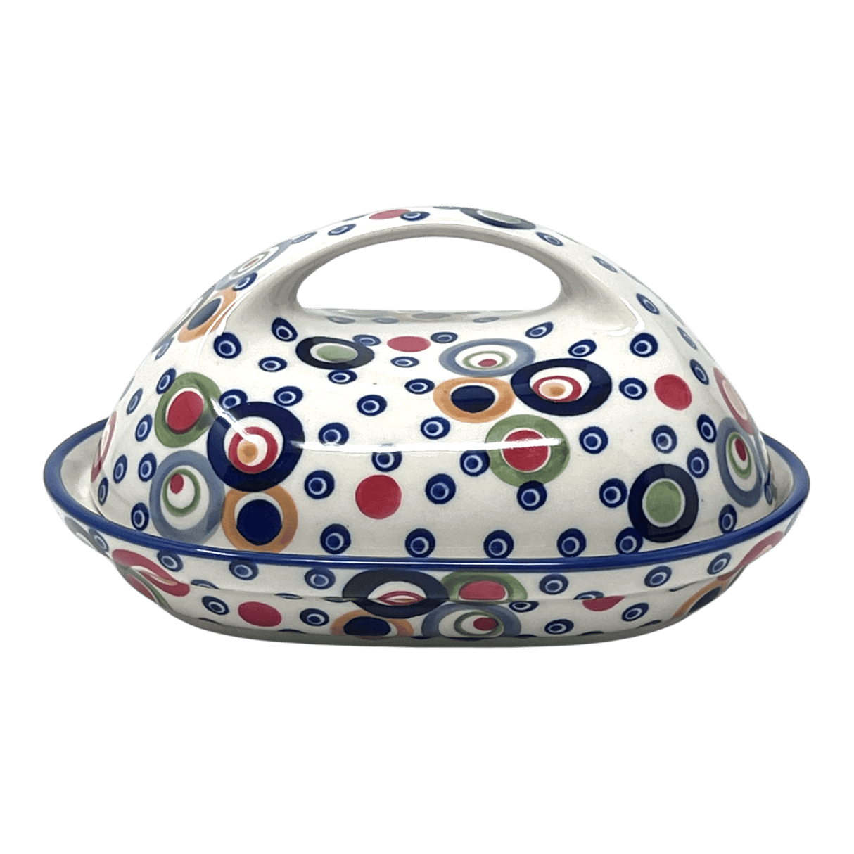 Butter Dish, Fancy, 5" x 7" in "Bubble Machine" by Manufaktura | M077M-AS38