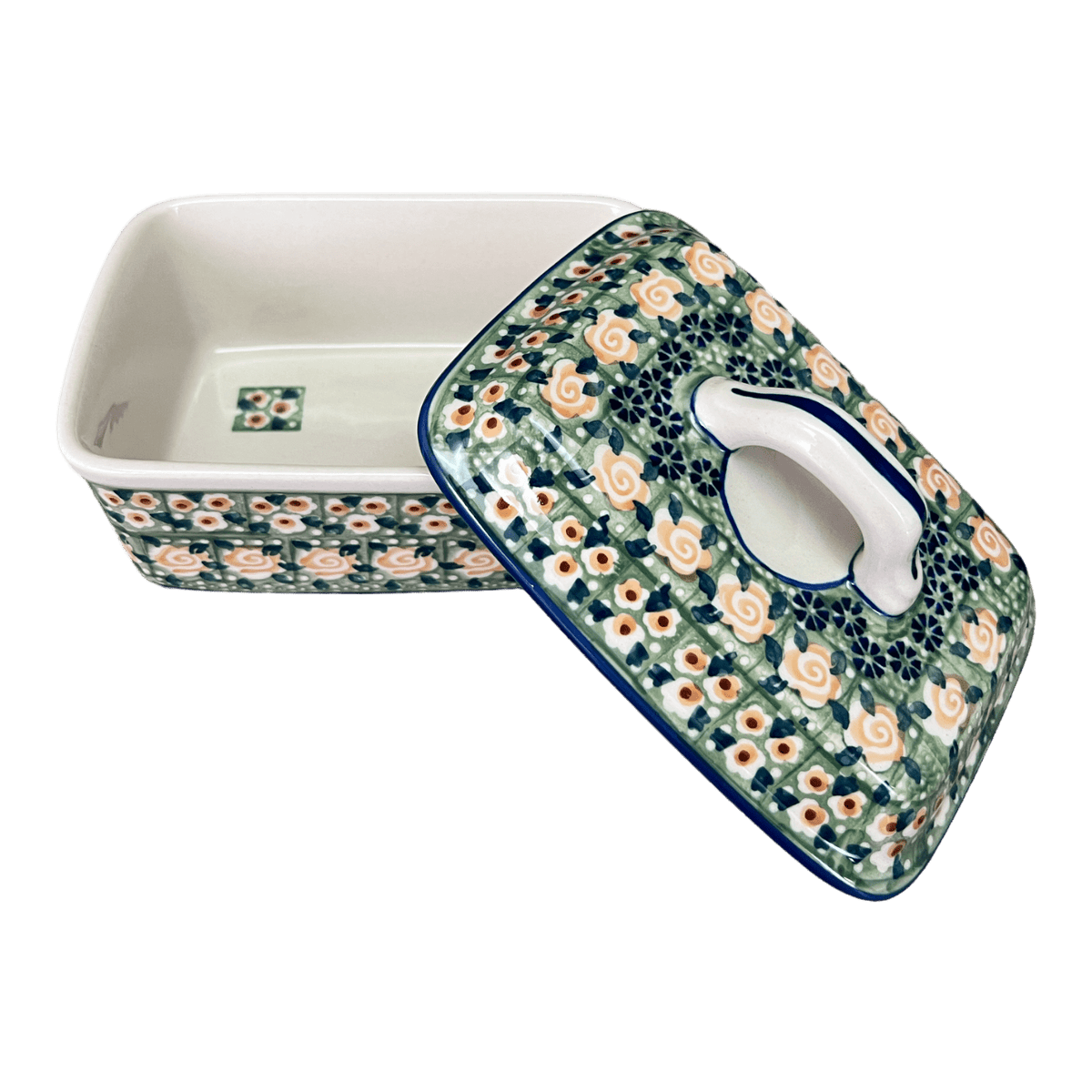 Butter Box, 5.75" x 4.25" in "Perennial Garden" by Manufaktura | M078S-LM