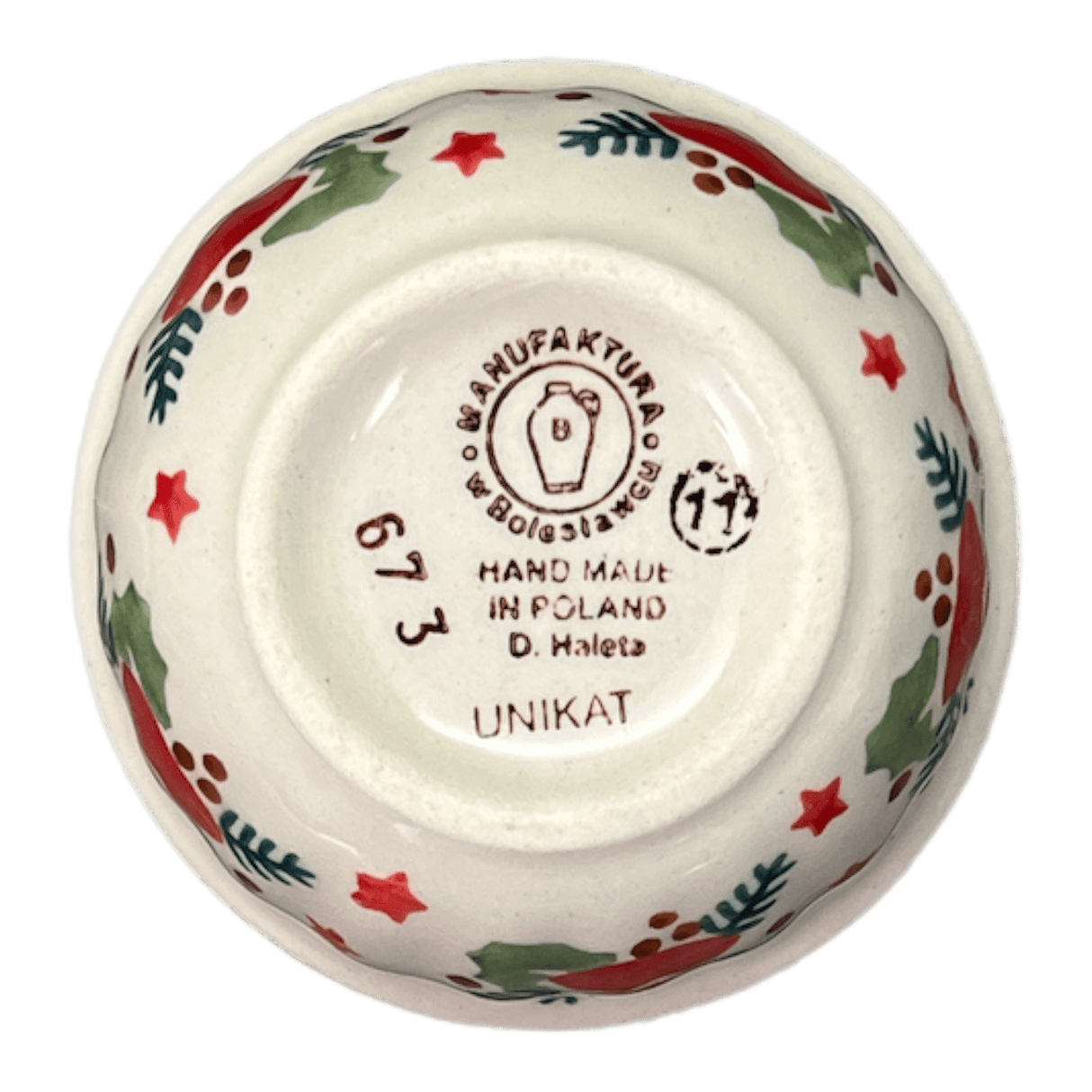 Bowl, Round, 3.5" in "Evergreen Bells" by Manufaktura | M081U-PZDG