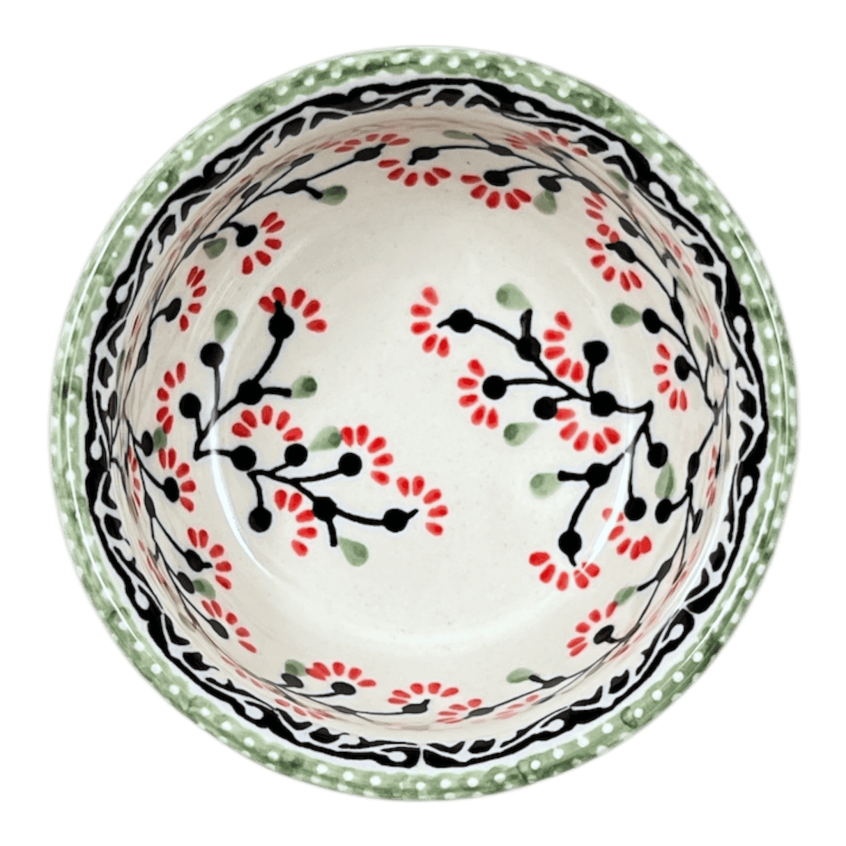 Bowl, Round, 4.5" in "Cherry Blossoms" by Manufaktura | M082S-DPGJ