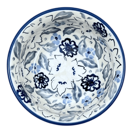 Bowl, Round, 4.5" in "Blue Polish Garden" by Manufaktura | M082S-JZ46