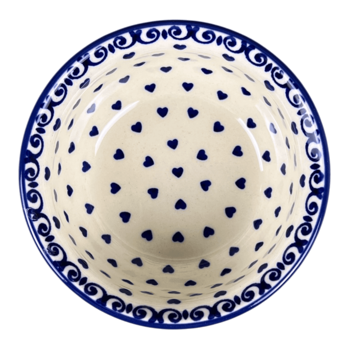 Bowl, Round, 4.5" in "Heartfelt Blue" by Manufaktura | M082T-PS02