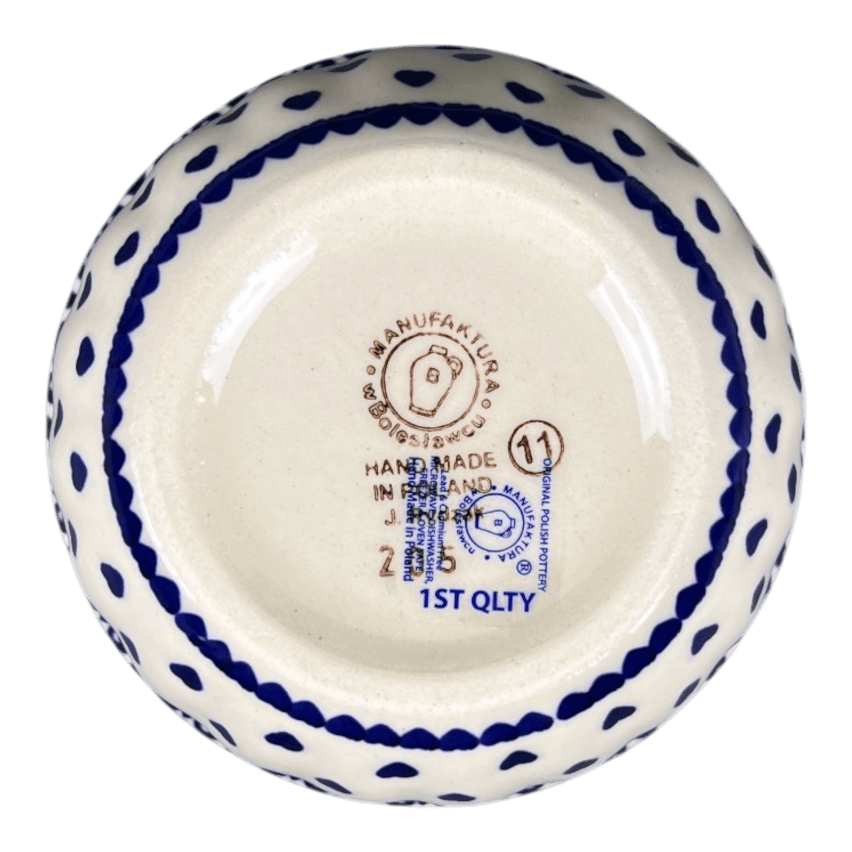 Bowl, Round, 4.5" in "Heartfelt Blue" by Manufaktura | M082T-PS02