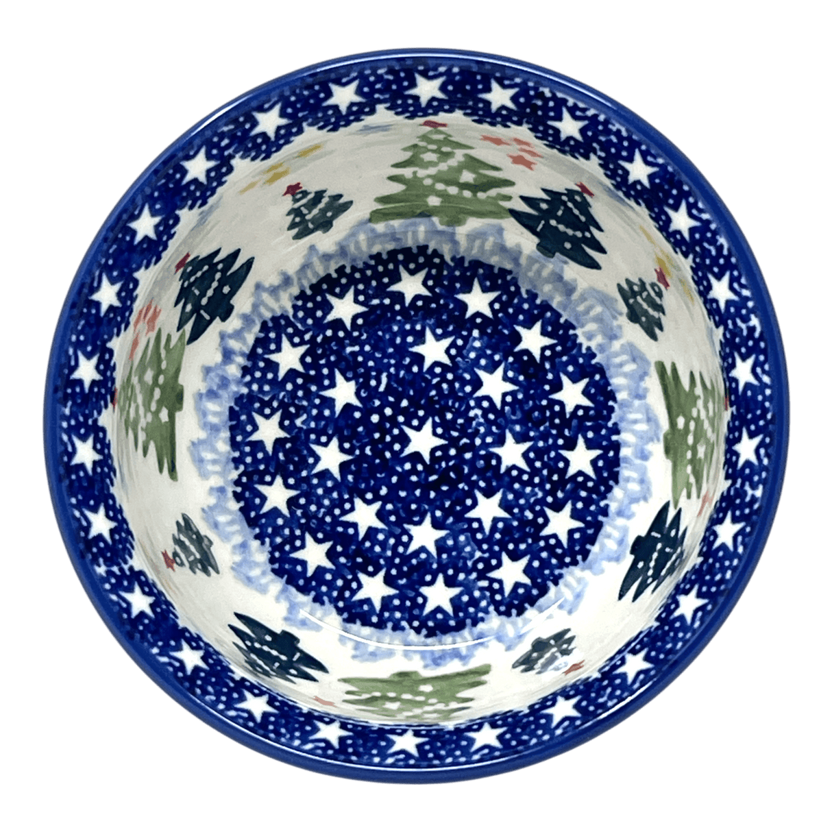 Bowl, Round, 4.5" in "Festive Forest" by Manufaktura | M082U-INS6