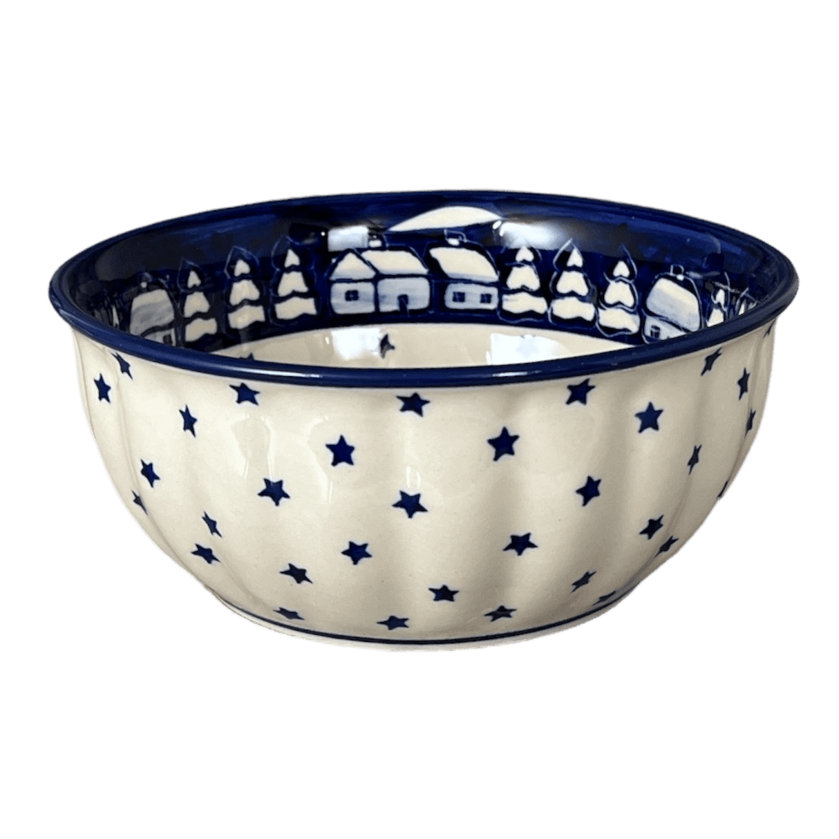 Bowl, Round, 6.5" in "Winter's Eve" by Manufaktura | M084S-IBZ
