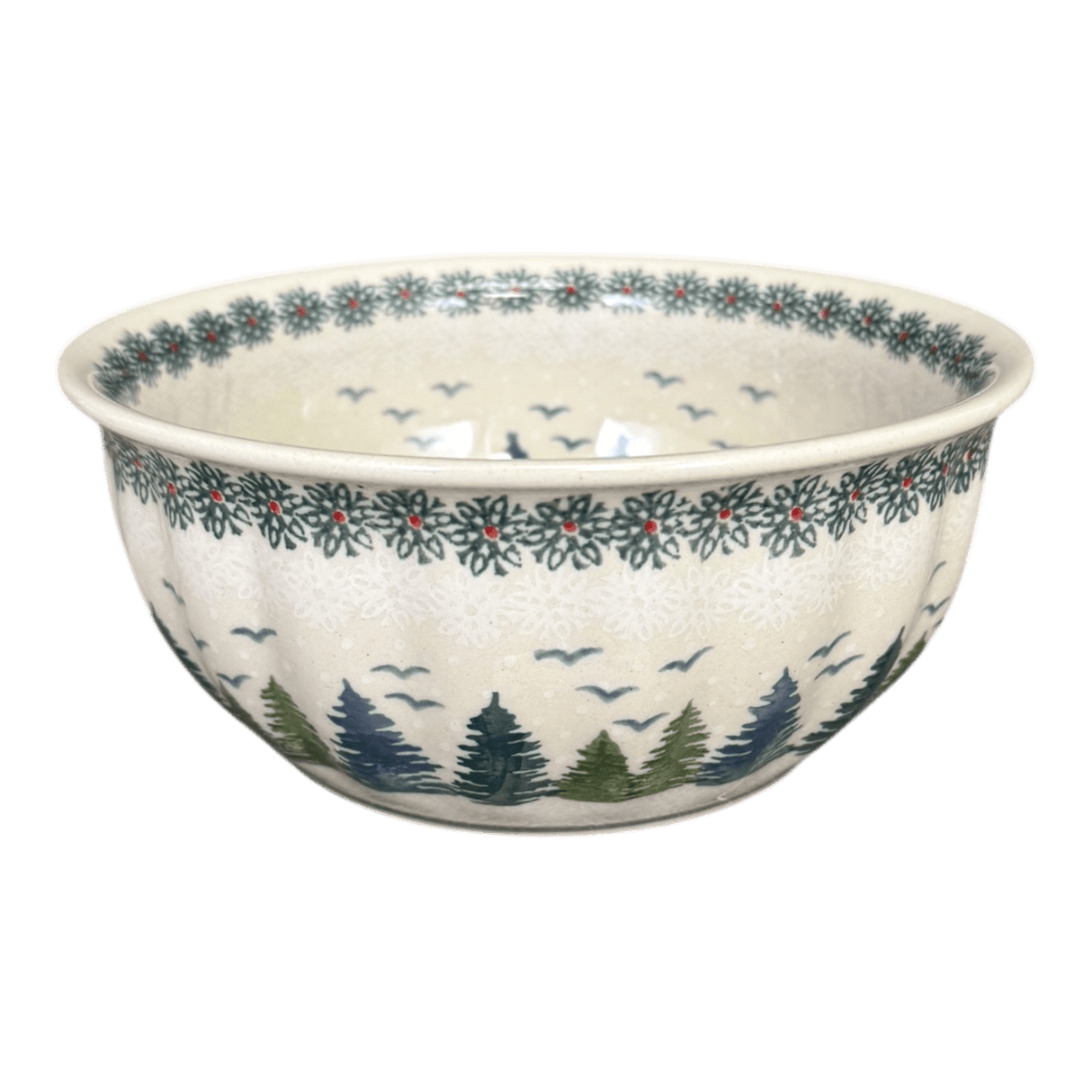 Bowl, Round, 6.5" in "Pine Forest" by Manufaktura | M084S-PS29