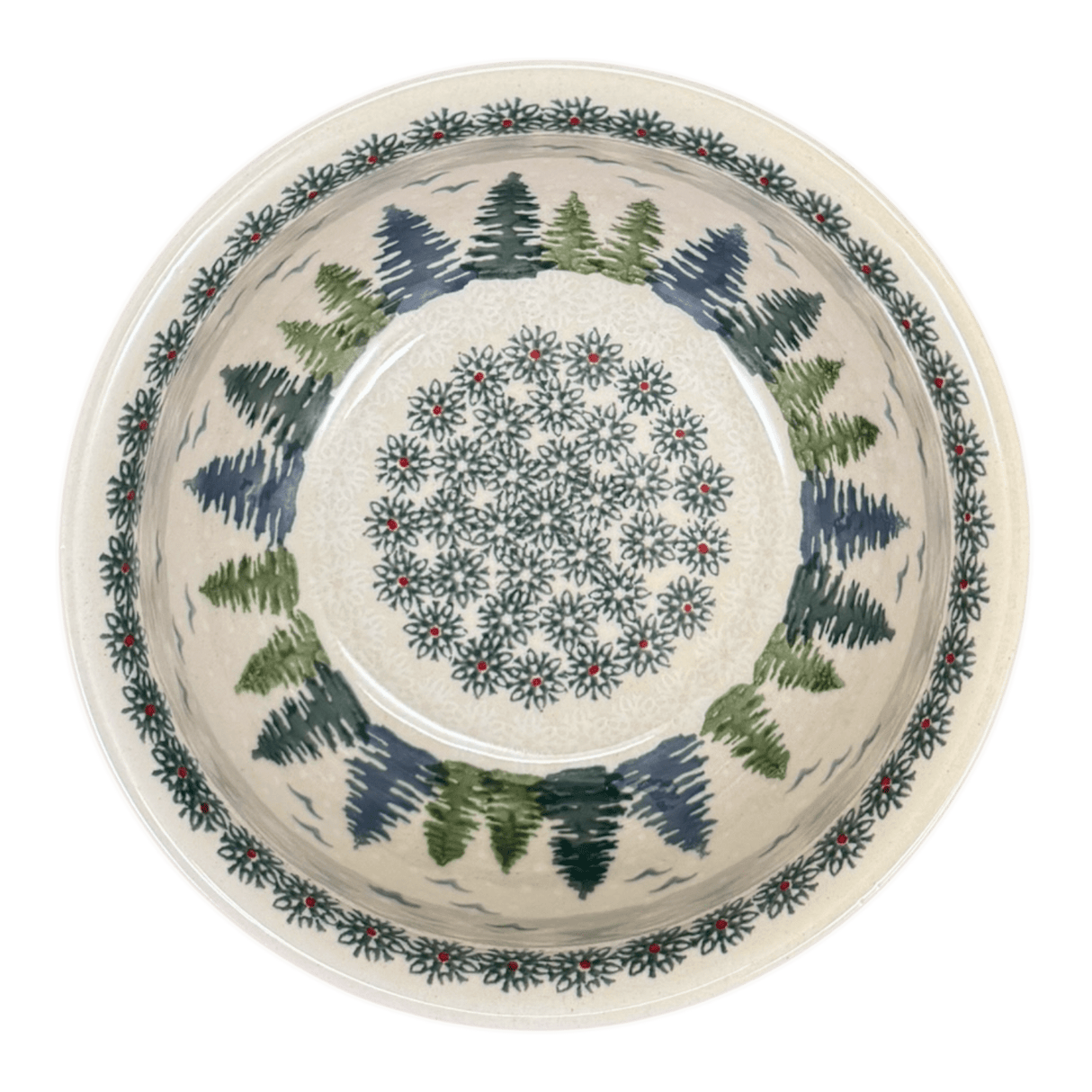 Bowl, Round, 6.5" in "Pine Forest" by Manufaktura | M084S-PS29