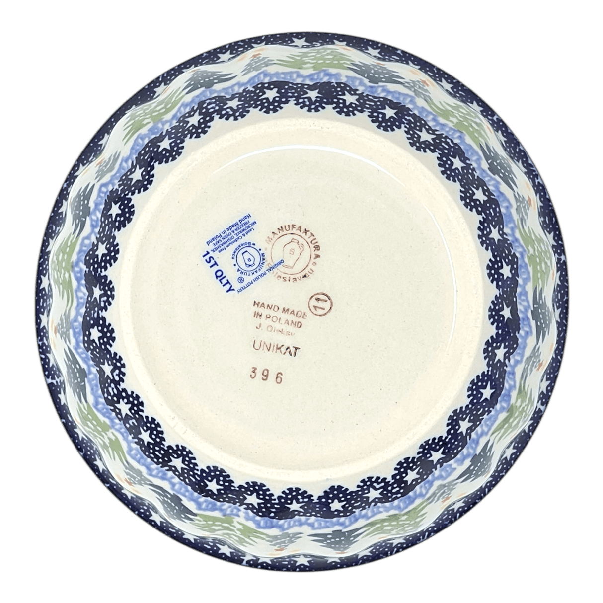 Bowl, Round, 6.5" in "Festive Forest" by Manufaktura | M084U-INS6