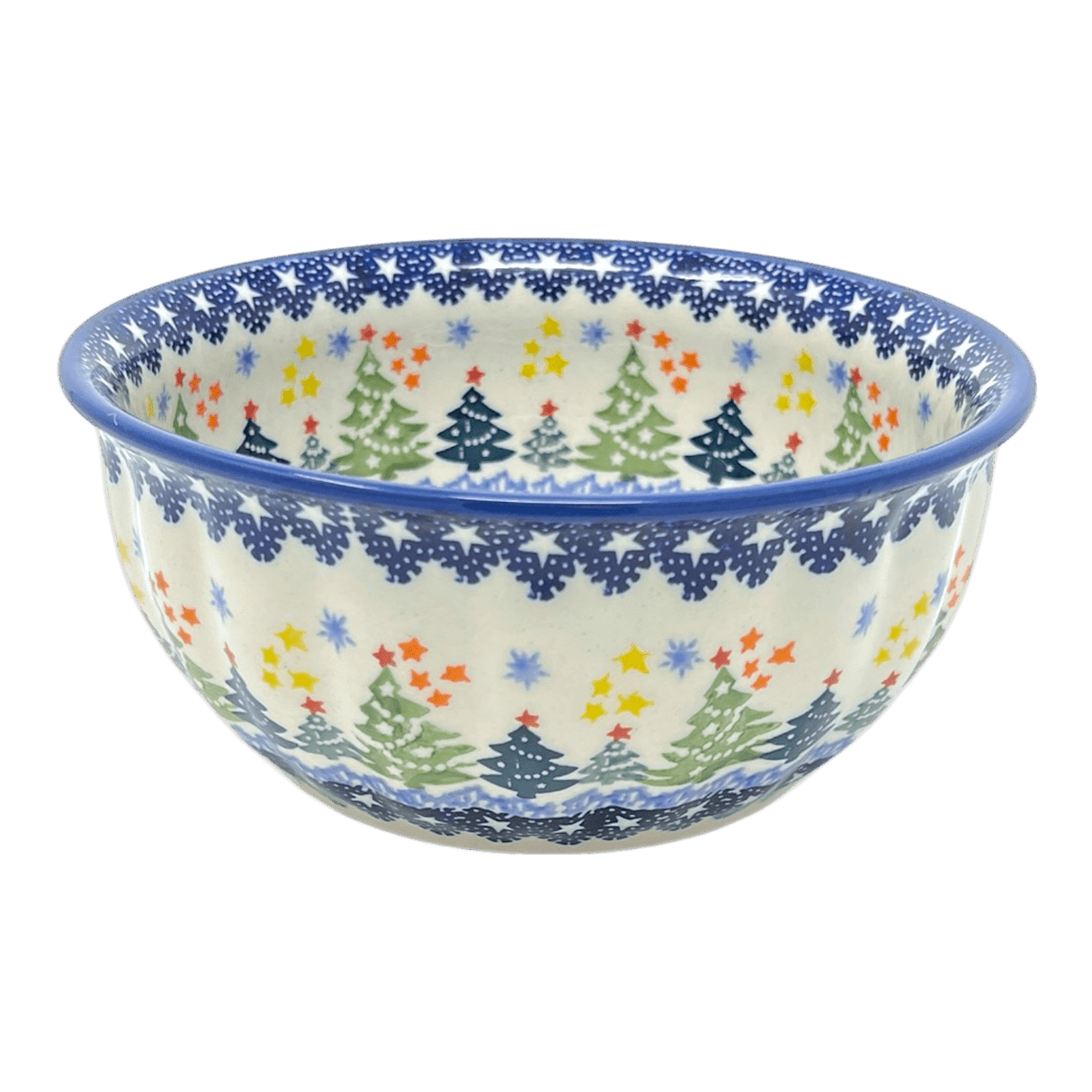 Bowl, Round, 6.5" in "Festive Forest" by Manufaktura | M084U-INS6