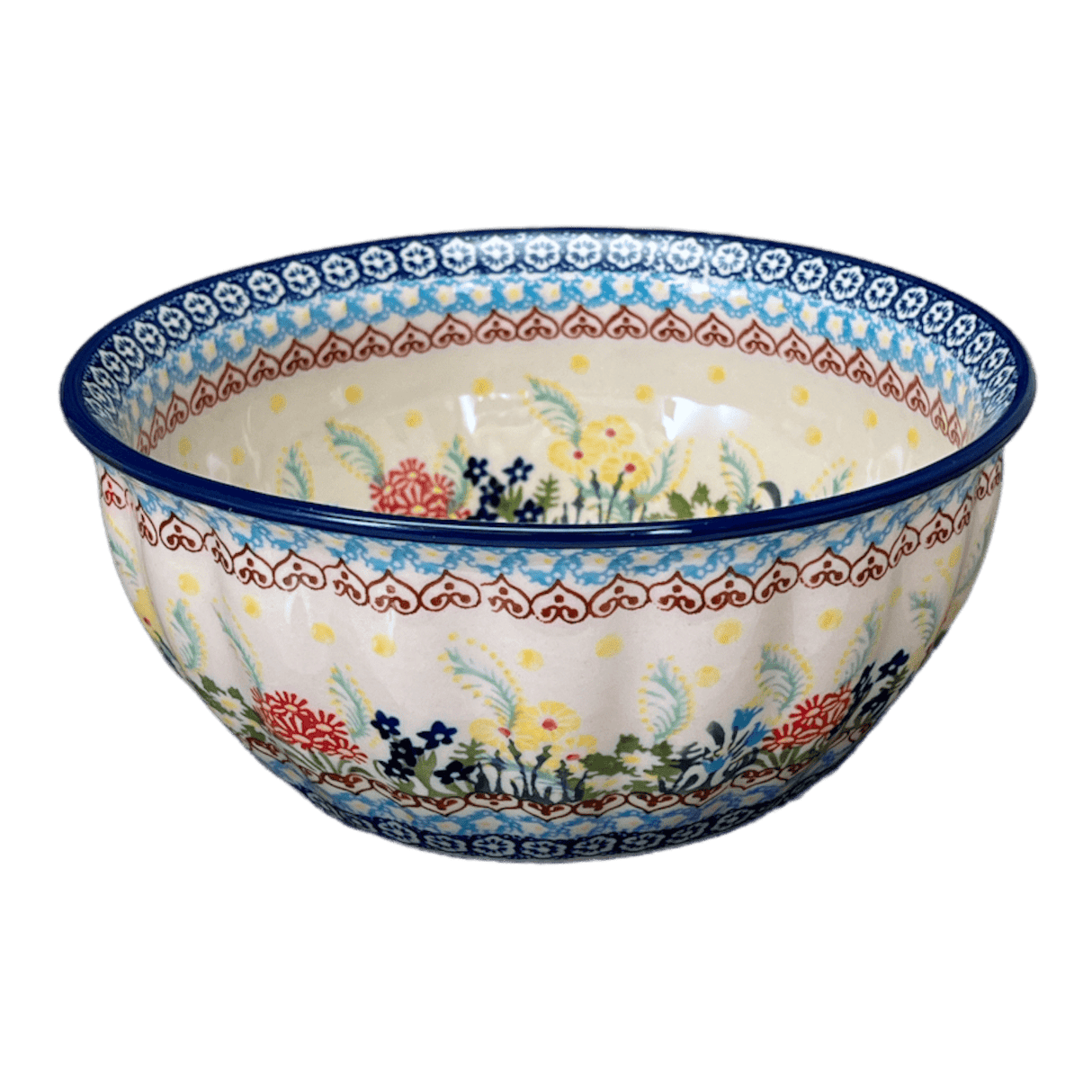 Bowl, Round, 7.75" in "Beautiful Botanicals" by Manufaktura | M085S-DPOG