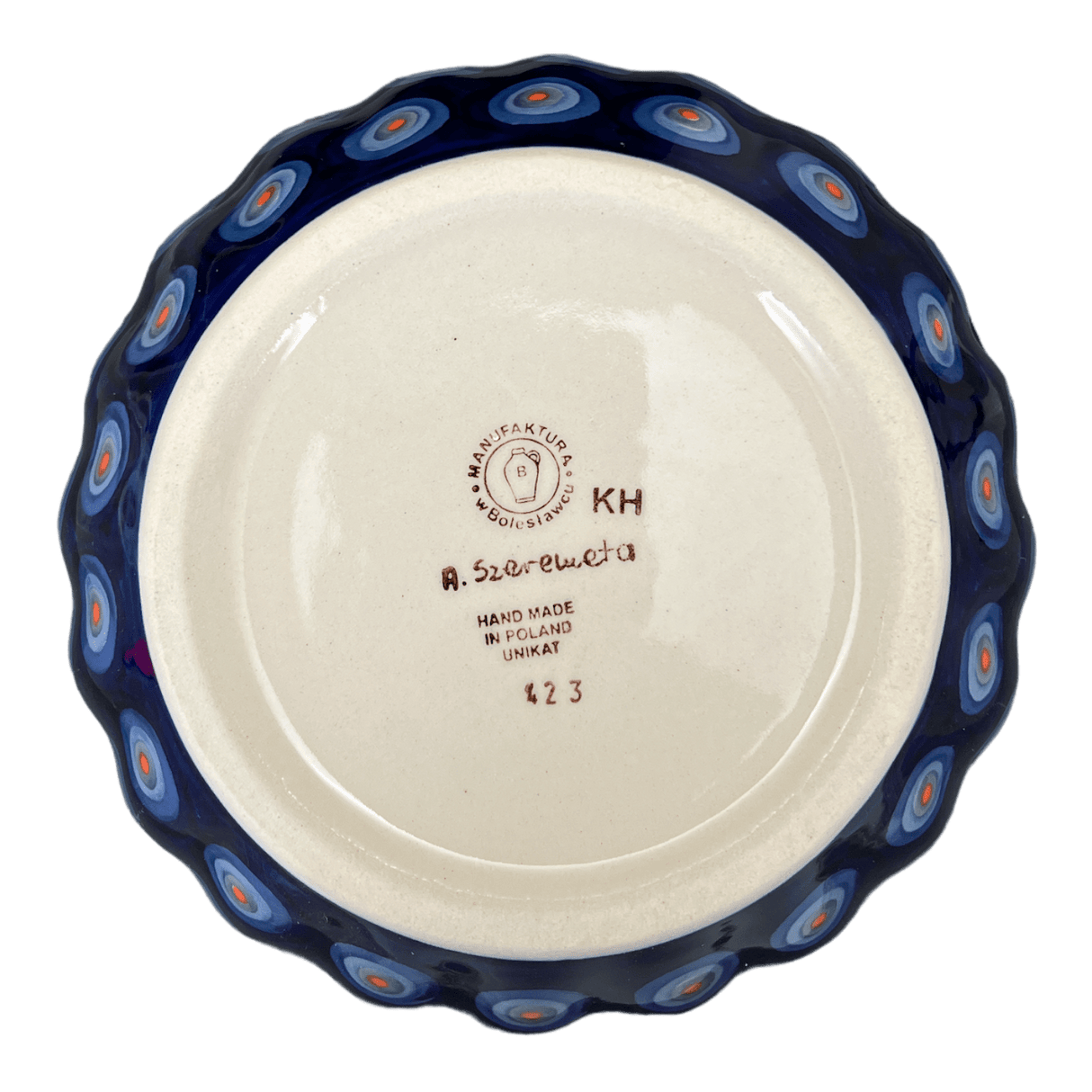 Bowl, Round, 7.75" in "Harvest Moon" by Manufaktura | M085S-ZP01