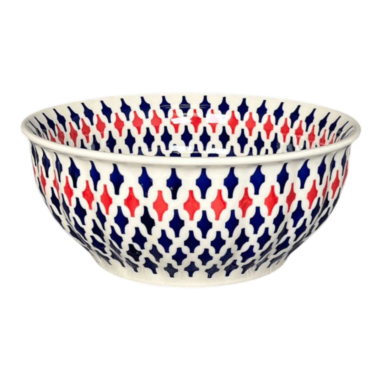 Bowl, Round, 9" Bowl in "Shock Waves" by Manufaktura | M086U-GZ42