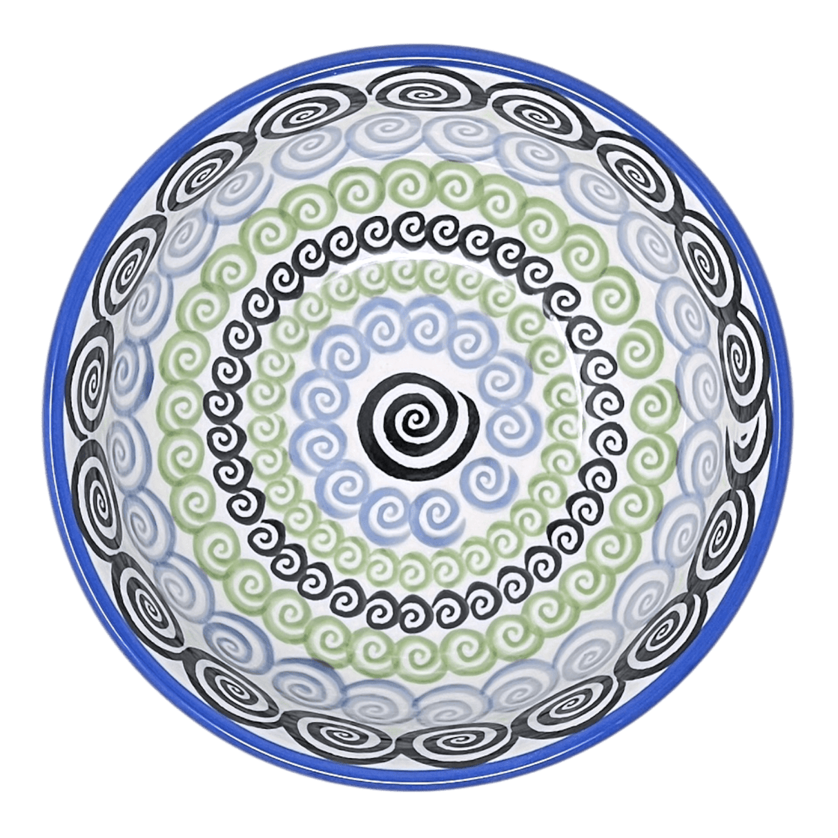 Bowl, Round, 6" in "Hypnotic Whirlpool" by Manufaktura | M089M-CGZC