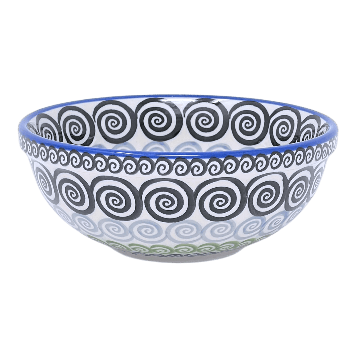 Bowl, Round, 6" in "Hypnotic Whirlpool" by Manufaktura | M089M-CGZC