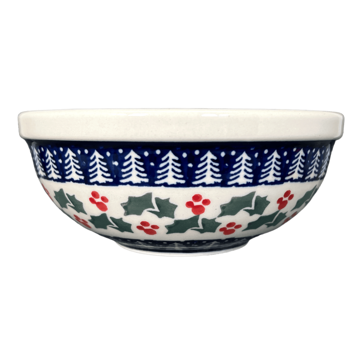 Bowl, Round, 6" in "Holiday Cheer" by Manufaktura | M089T-NOS2