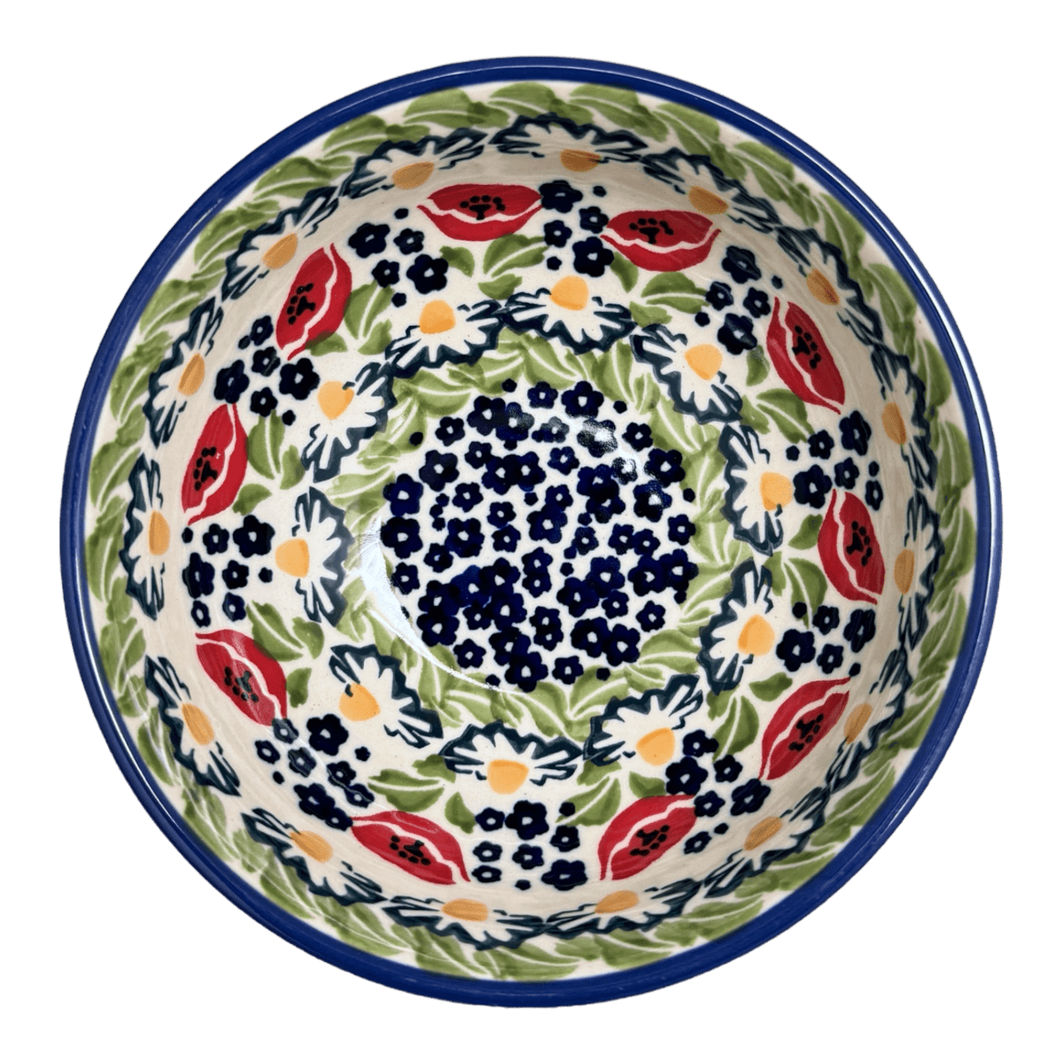Bowl, Round, 6" in "Poppy Parade" by Manufaktura | M089U-P341