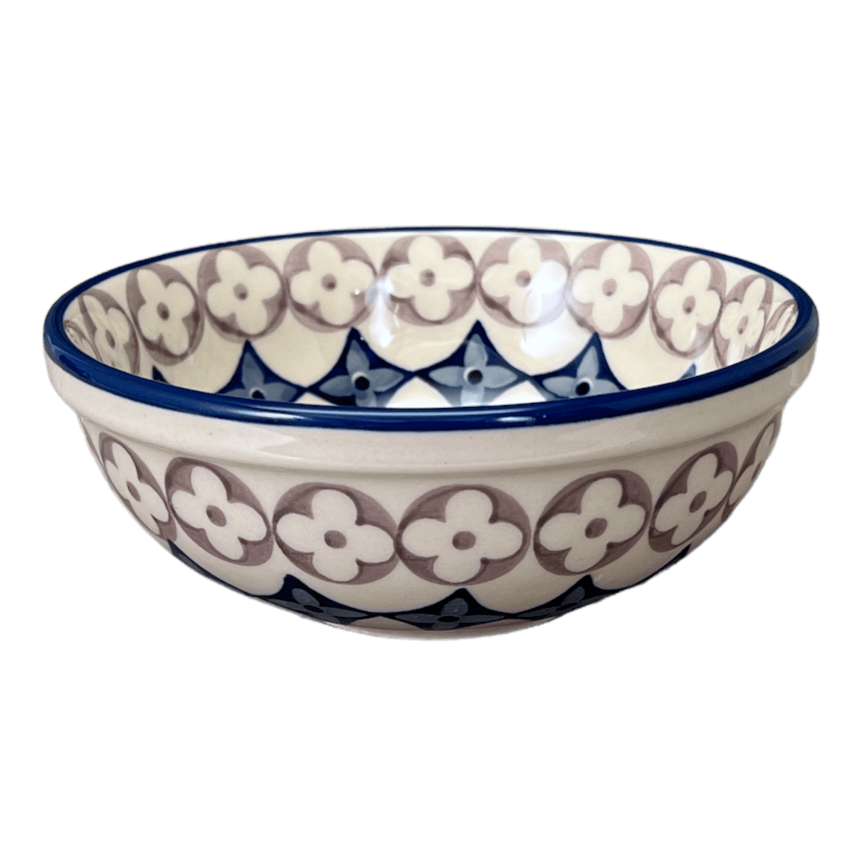 Bowl, Round, 6" in "Diamond Blossoms" by Manufaktura | M089U-ZP03